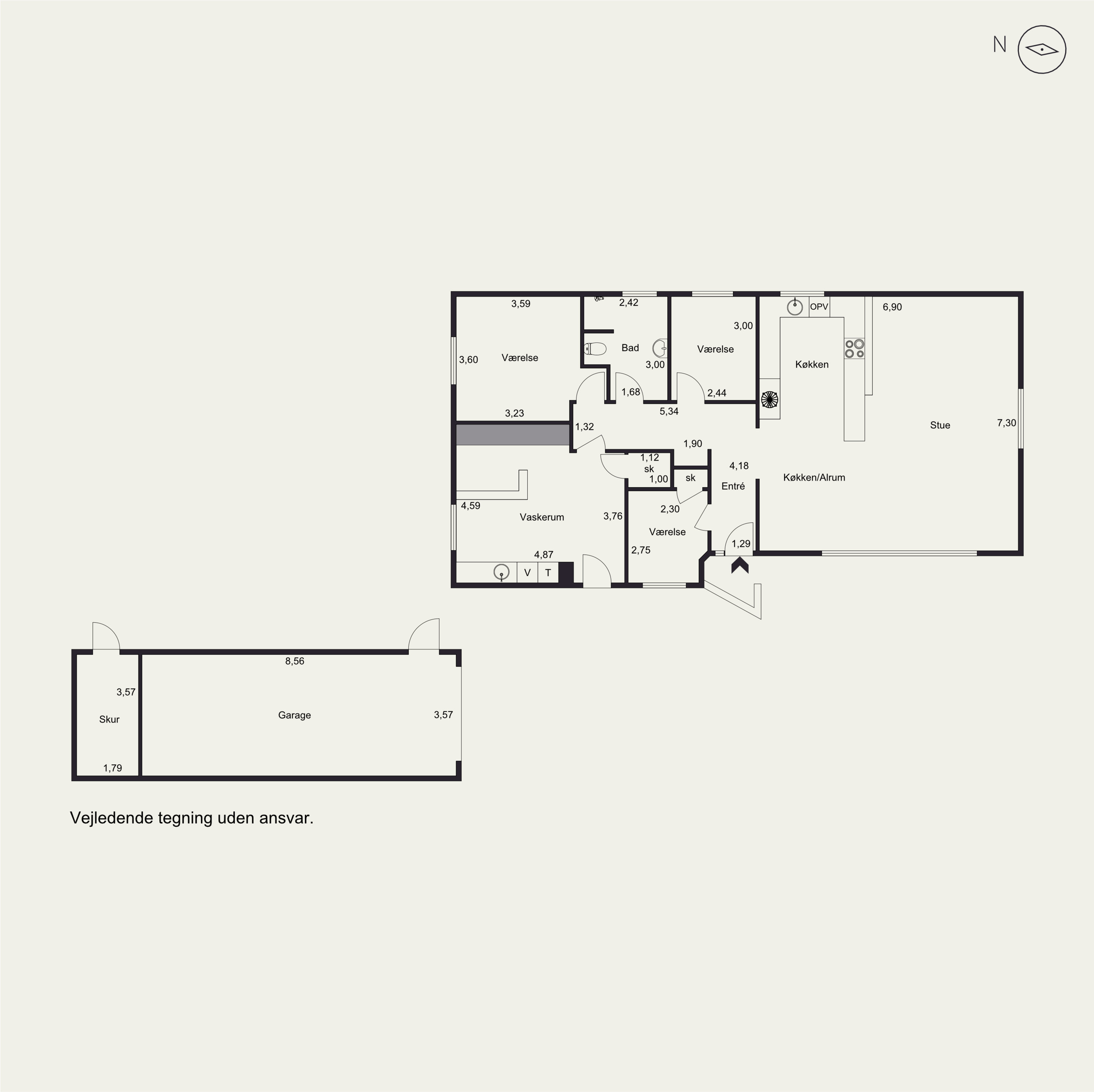 Plantegninger billede af Spættevej 3, 6851 Janderup Vestj