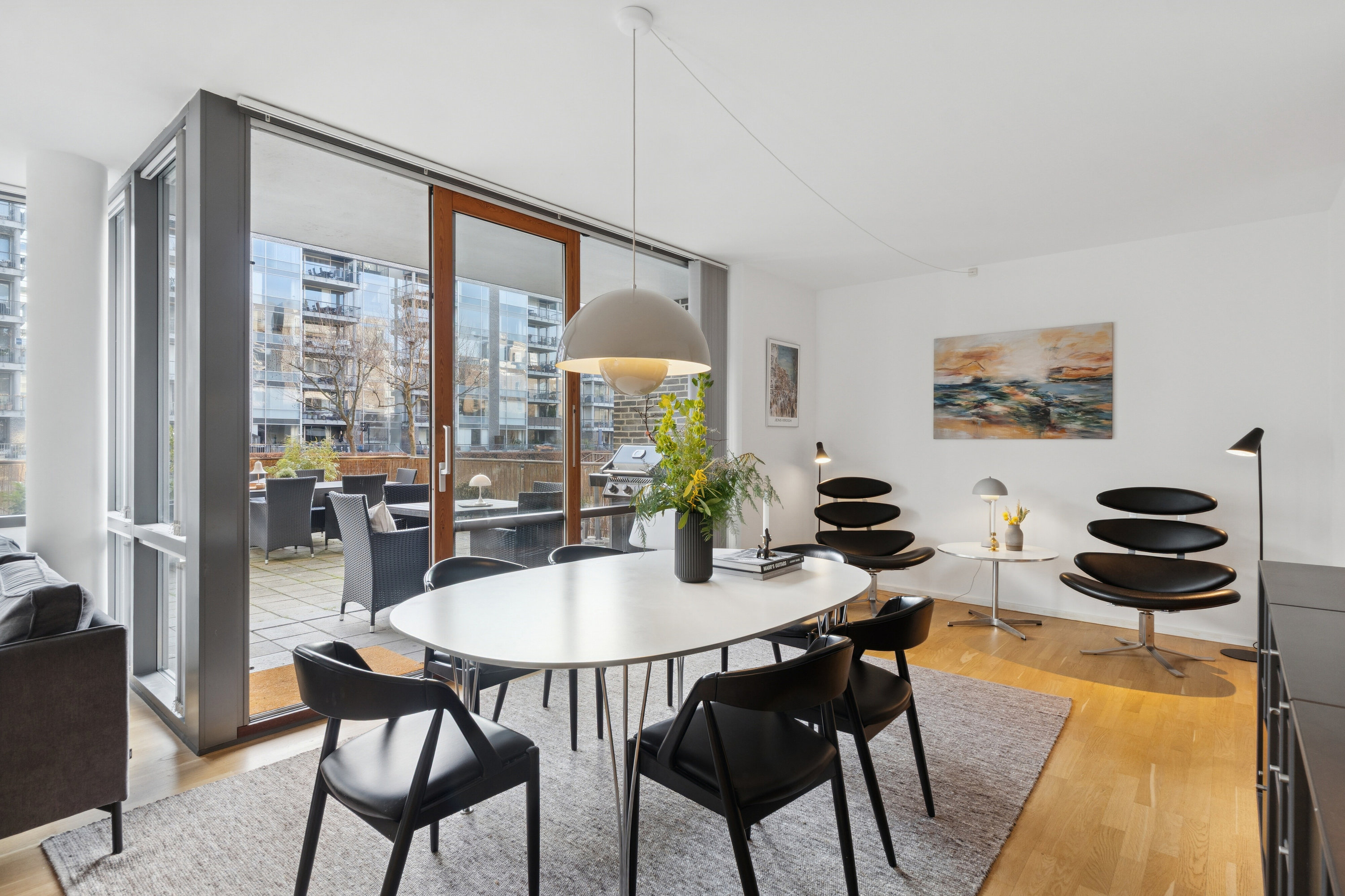 Fremhævet spisestue billede i fuldskærmstilstand. Billede af Hans Hedtofts Gade 5, st.. tv., 2300 København S