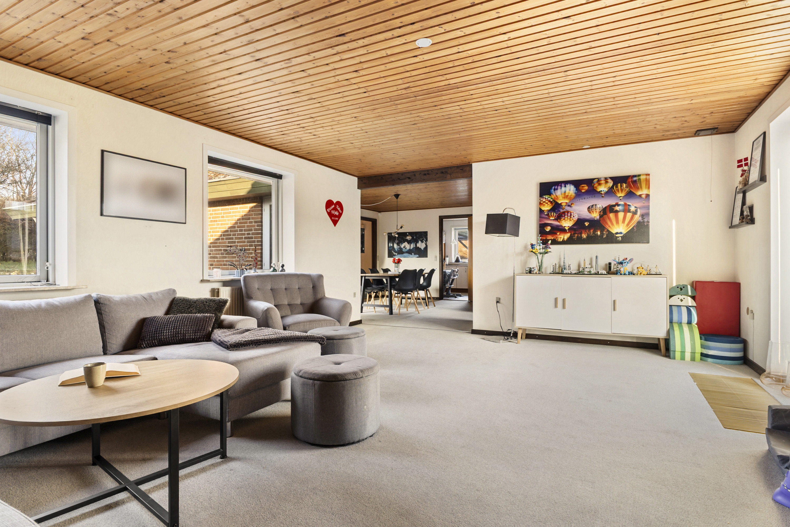 Fremhævet stue billede i fuldskærmstilstand. Billede af Grammingtoften 15, Sdr Hygum, 6630 Rødding