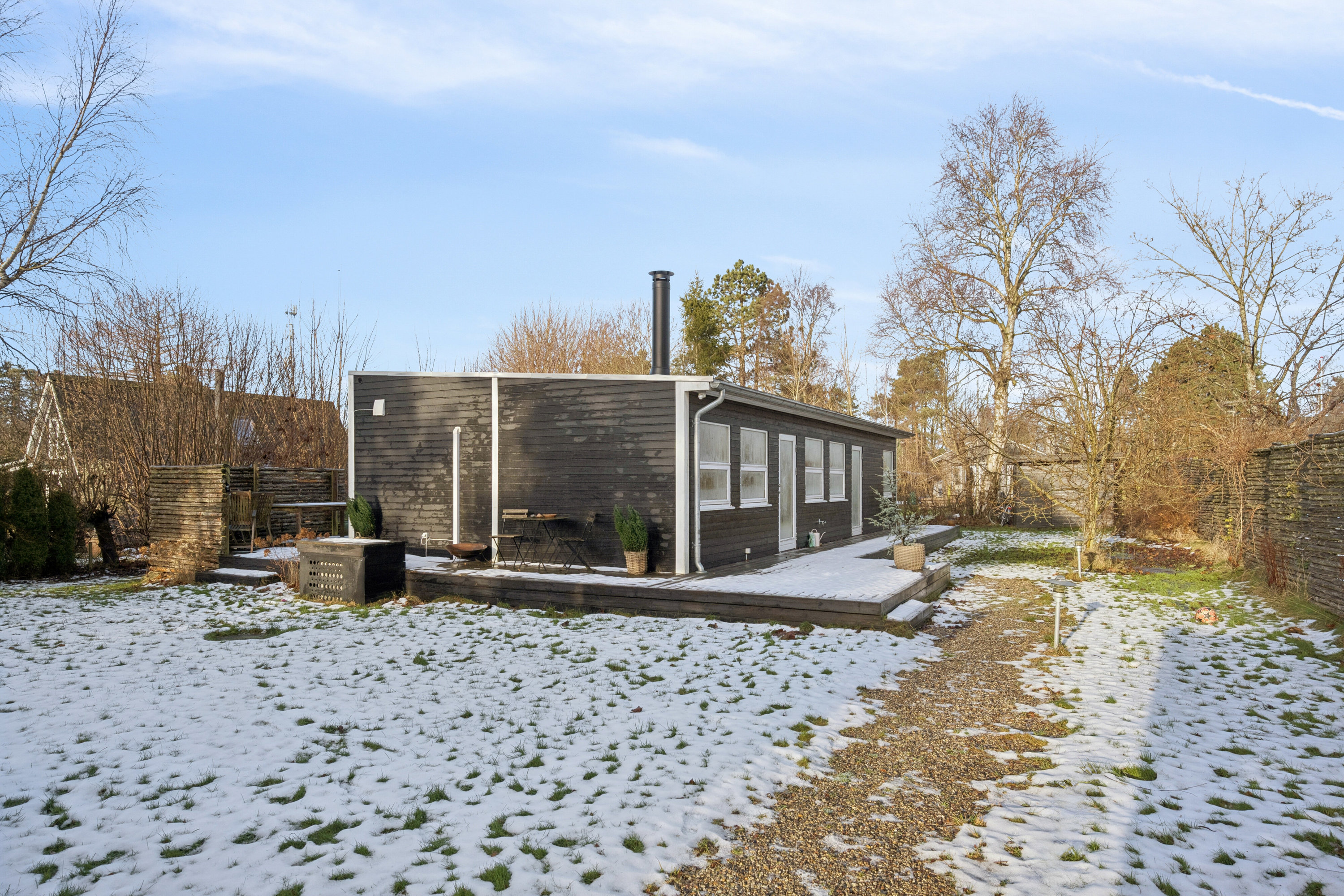 Fritidshus: Set fra haven på Drosselvej 20, Villingerød, 3120 Dronningmølle