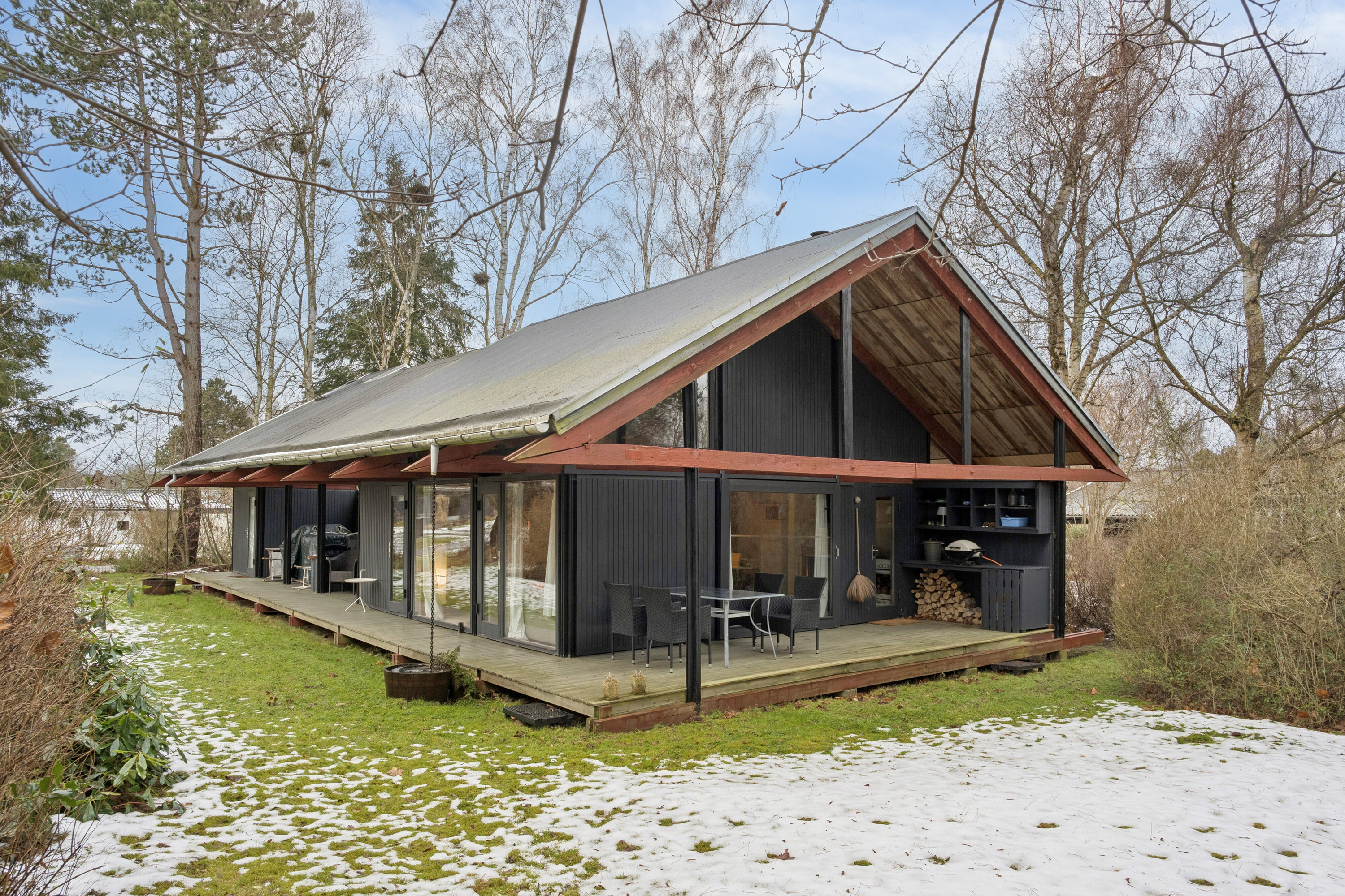 Fritidshus: Set fra haven på Drosselvej 1, Villingerød, 3120 Dronningmølle