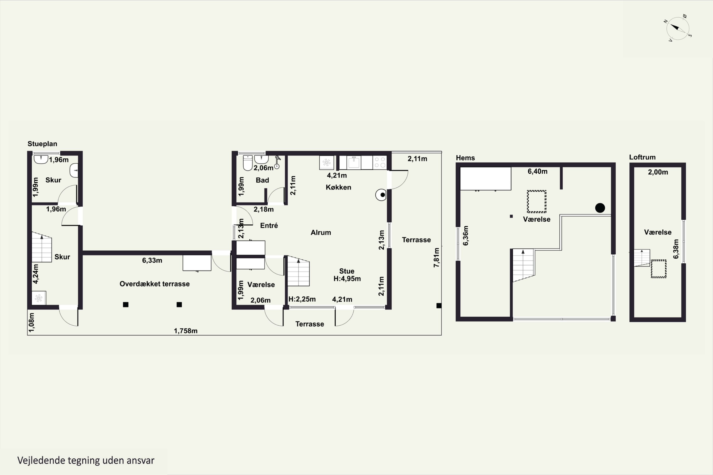 Plantegninger billede af Drosselvej 1, Villingerød, 3120 Dronningmølle