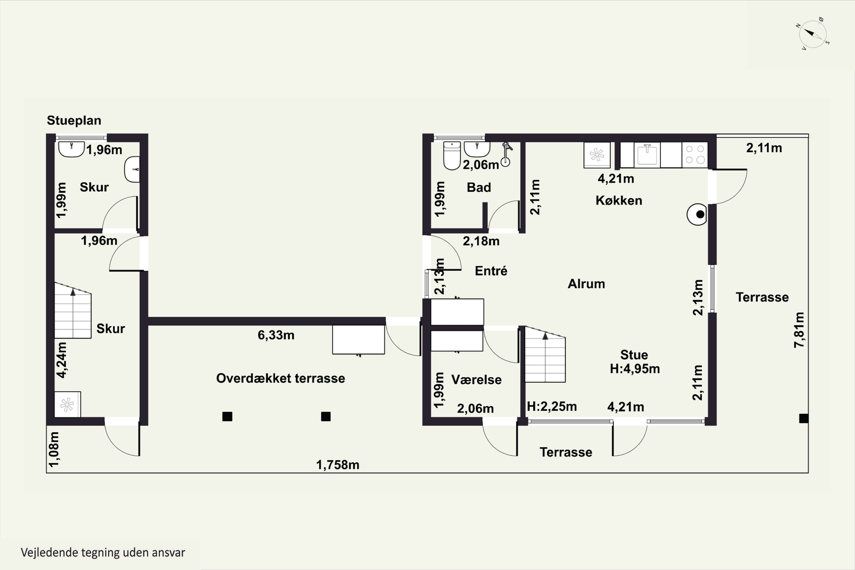 Plantegninger billede af Drosselvej 1, Villingerød, 3120 Dronningmølle