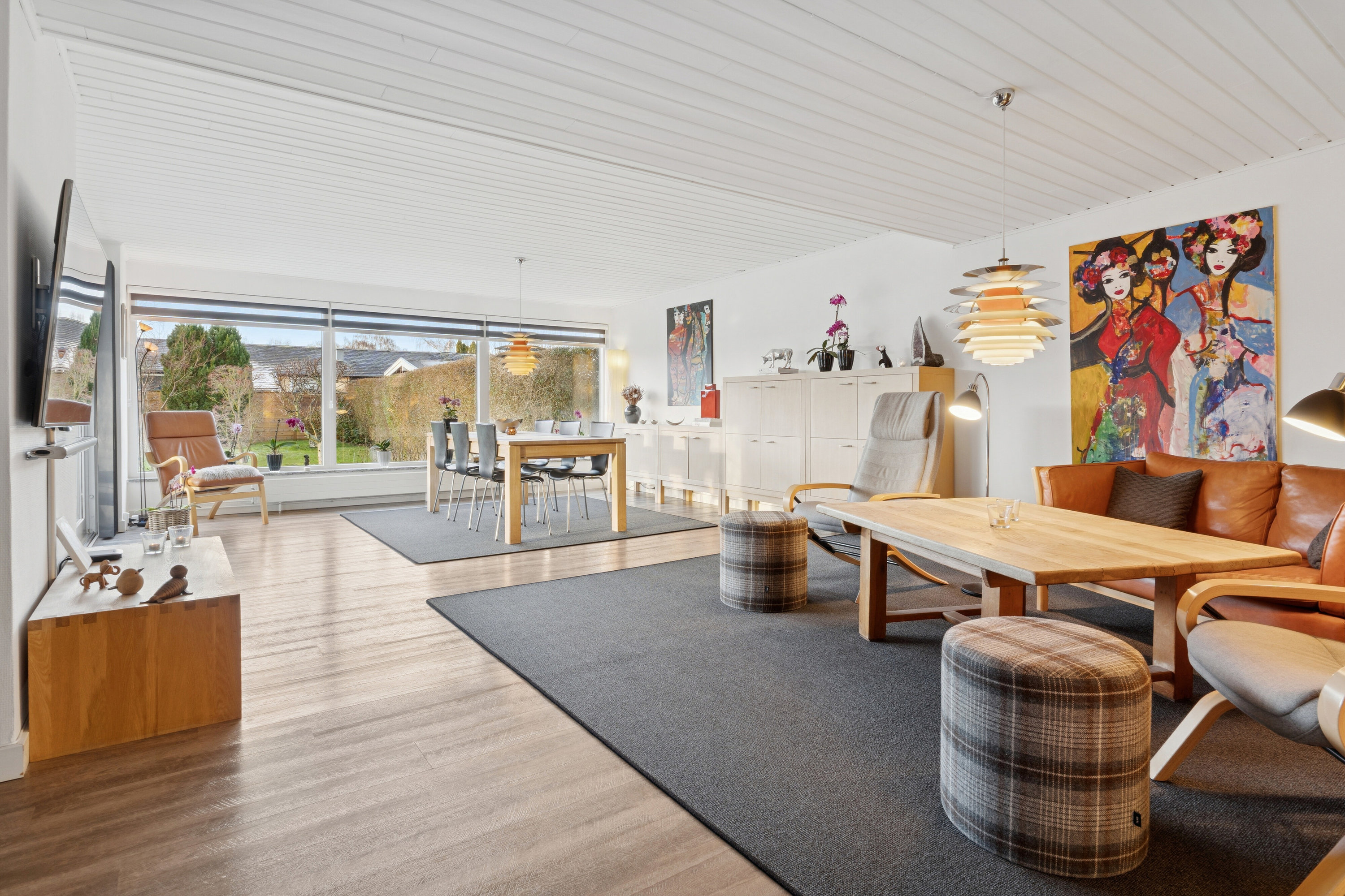 Miniaturebillede 1: stue. Billede af Brombærvænget 5, 2650 Hvidovre