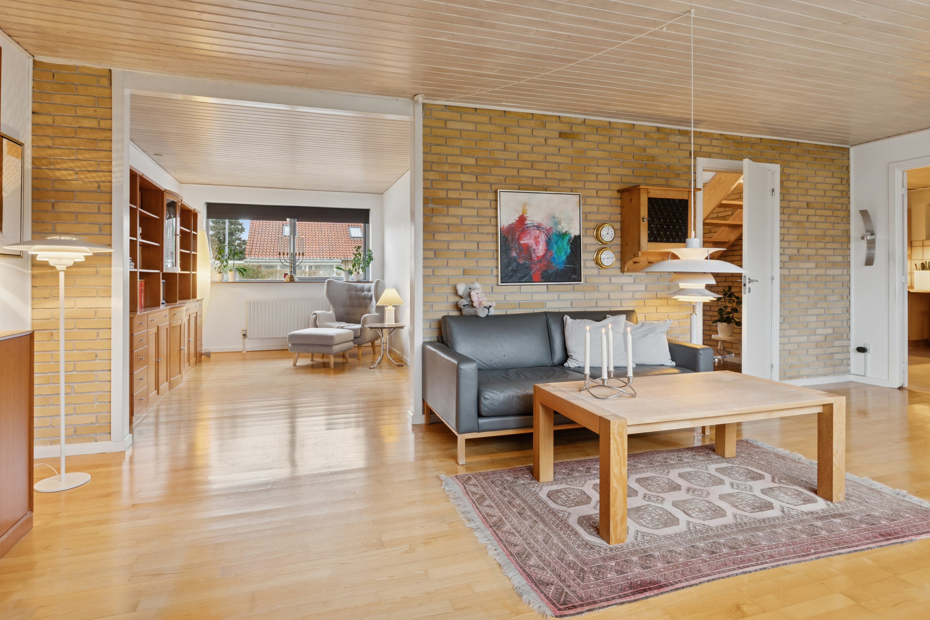 Fremhævet stue billede i fuldskærmstilstand. Billede af Rishøjvej 5, 2650 Hvidovre