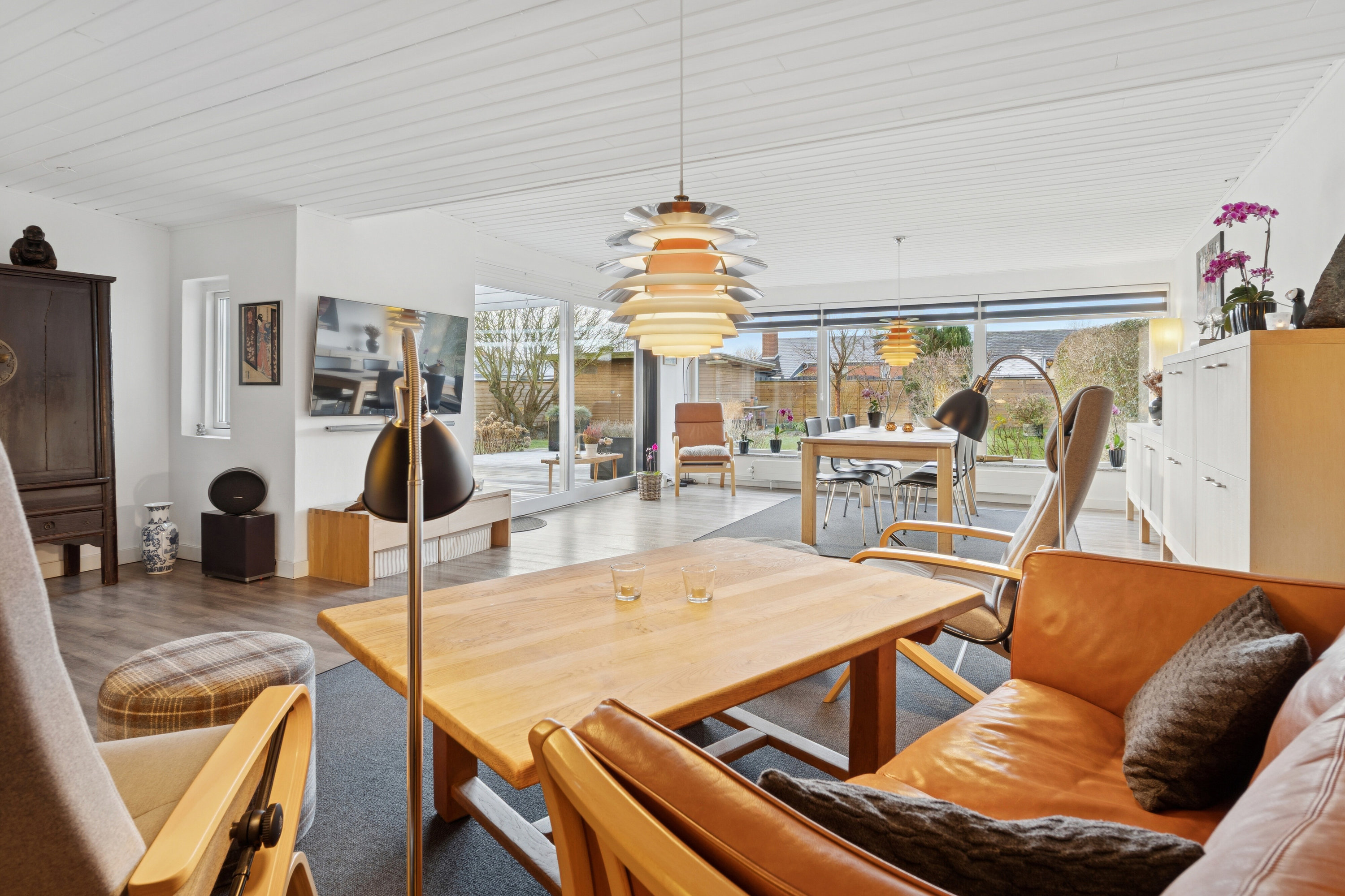 Fremhævet stue billede i fuldskærmstilstand. Billede af Brombærvænget 5, 2650 Hvidovre