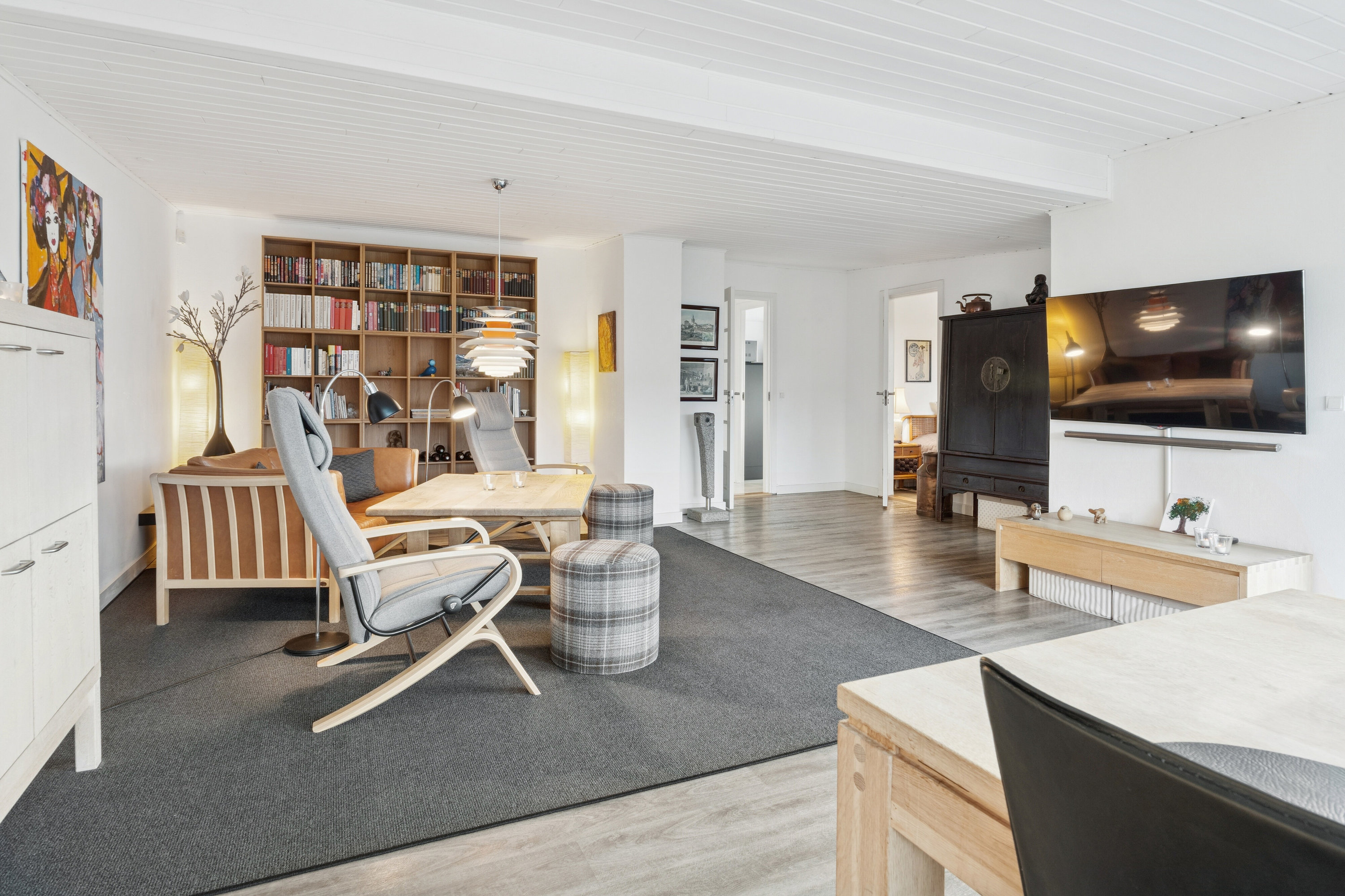 Fremhævet stue billede i fuldskærmstilstand. Billede af Brombærvænget 5, 2650 Hvidovre