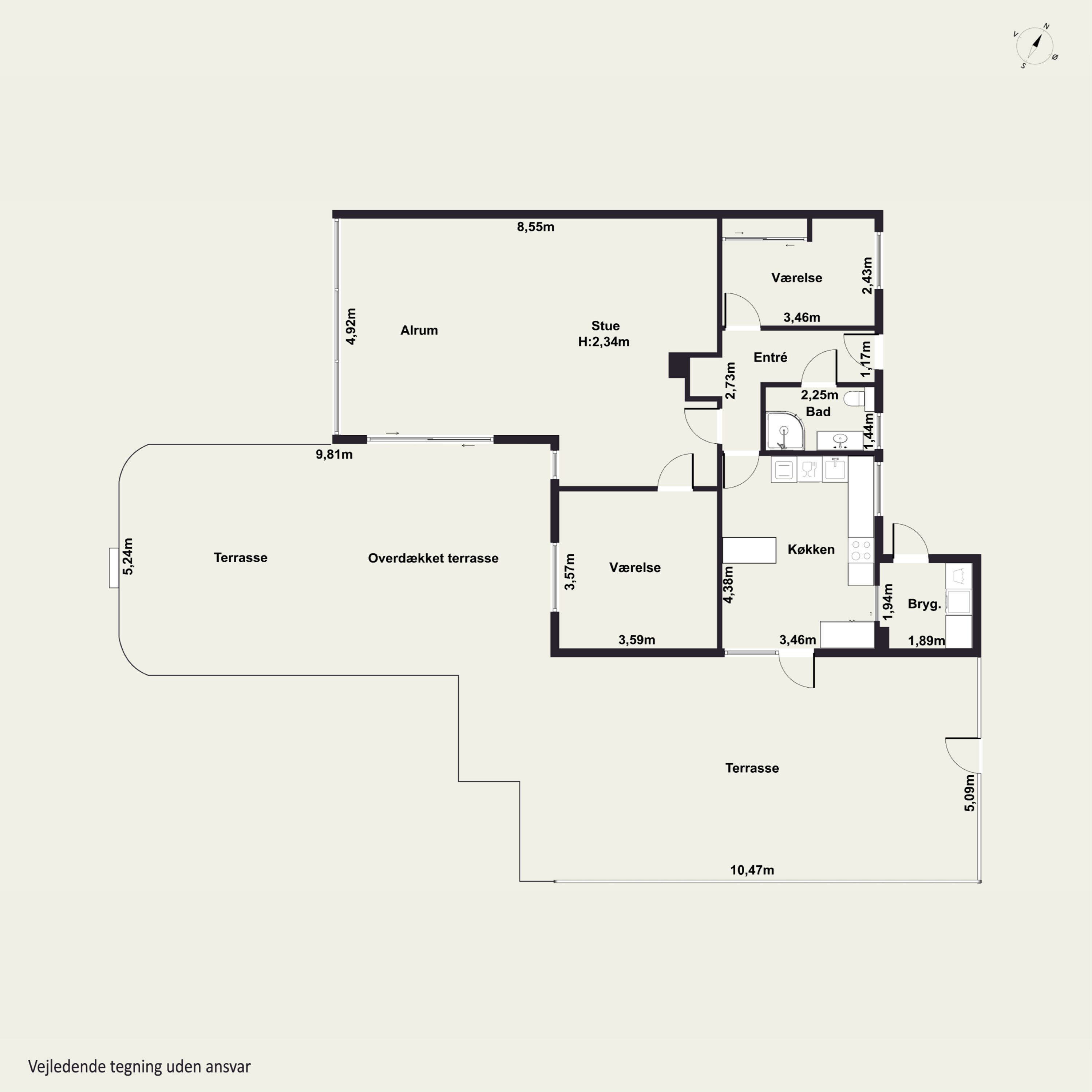 Plantegninger billede af Brombærvænget 5, 2650 Hvidovre