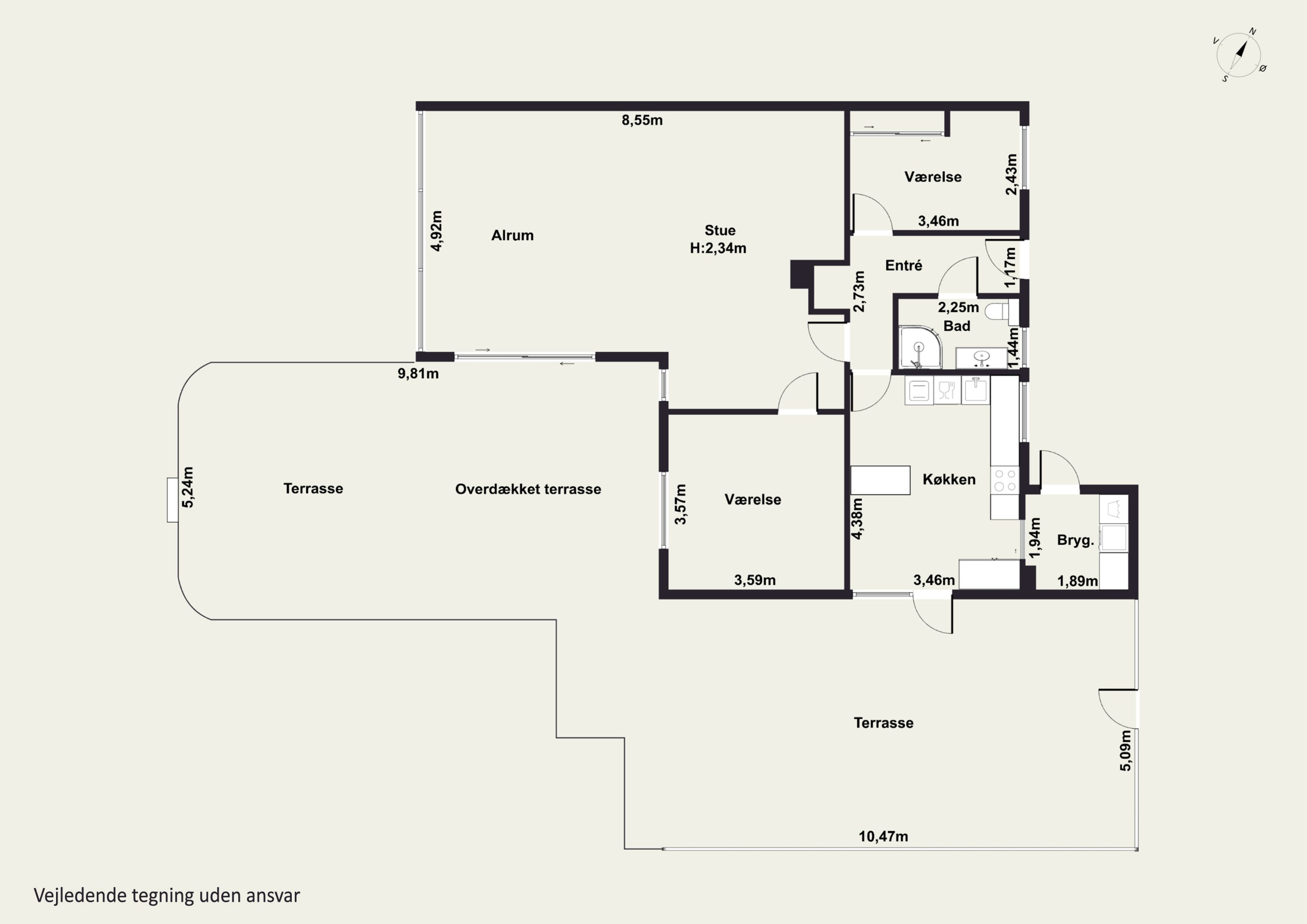 Plantegninger billede af Brombærvænget 5, 2650 Hvidovre