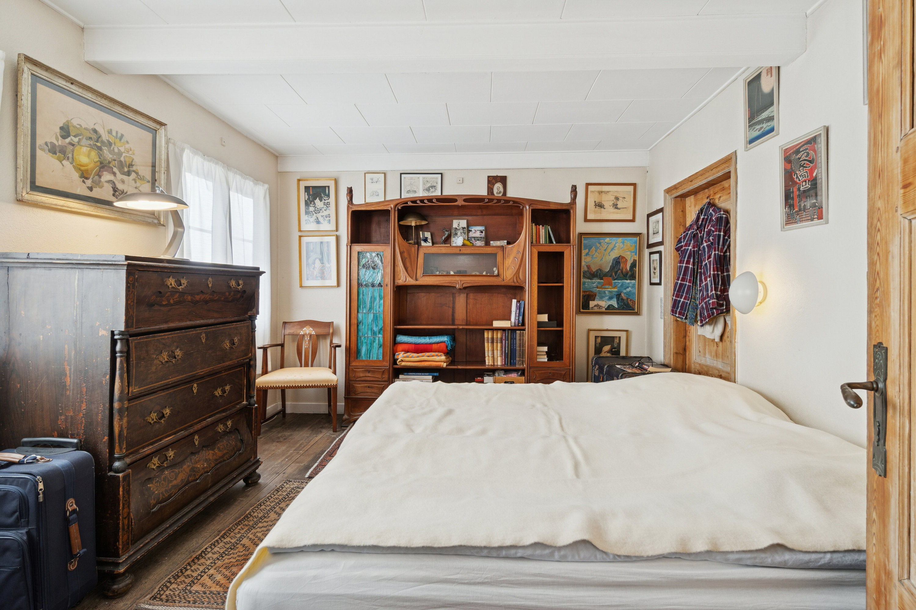 Fremhævet soveværelse billede i fuldskærmstilstand. Billede af Gaden 37, Aarsdale, 3740 Svaneke