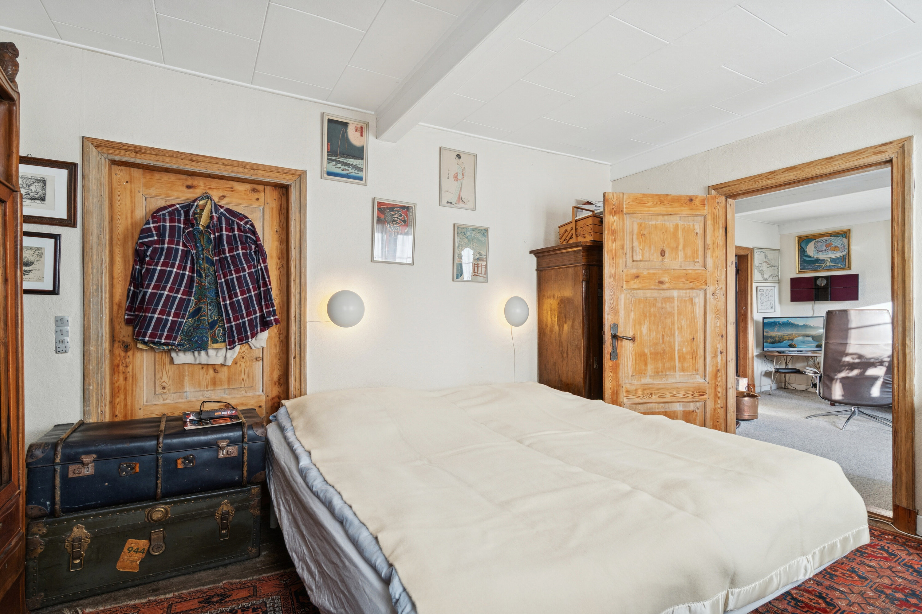 Fremhævet soveværelse billede i fuldskærmstilstand. Billede af Gaden 37, Aarsdale, 3740 Svaneke