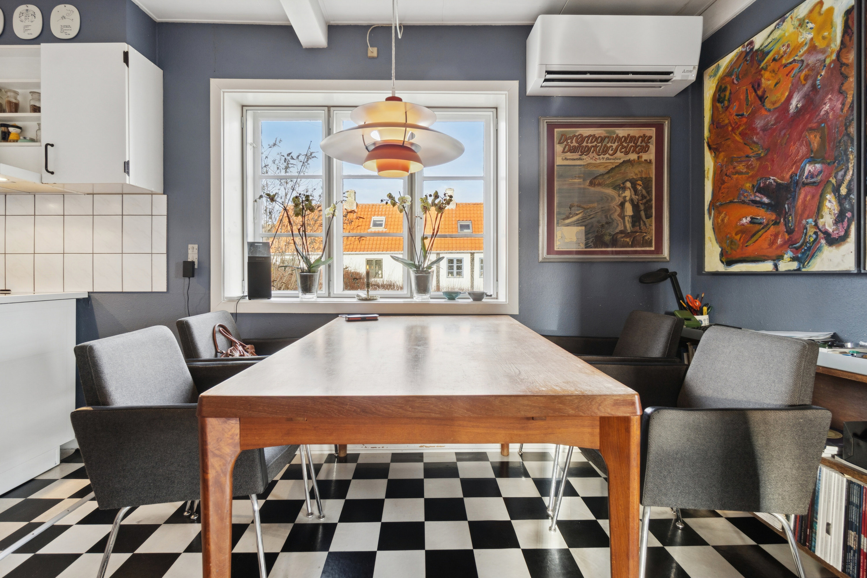 Fremhævet spisestue billede i fuldskærmstilstand. Billede af Gaden 37, Aarsdale, 3740 Svaneke
