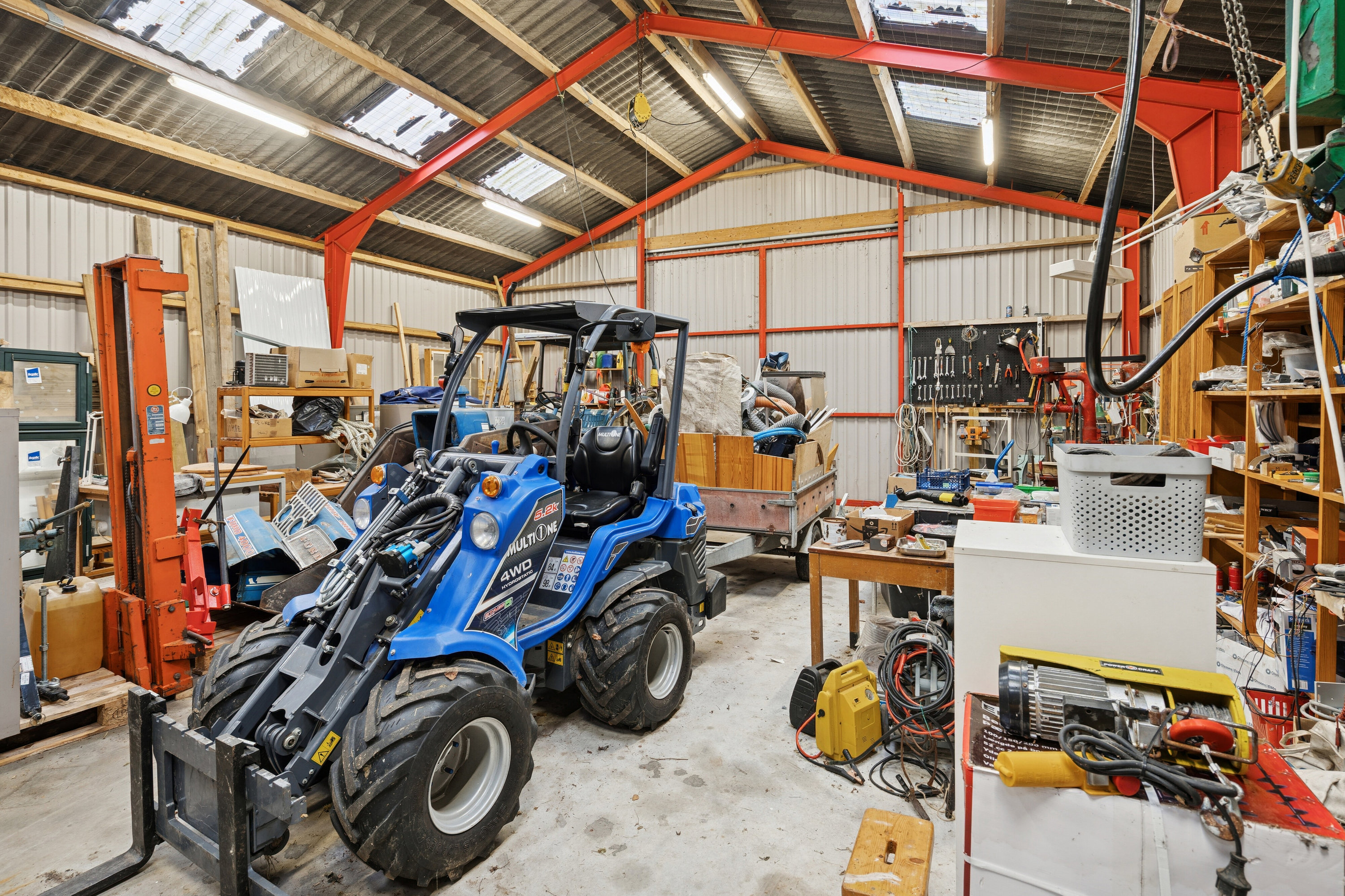 Fremhævet garage billede i fuldskærmstilstand. Billede af Torpe Mosevej 5, Torpe, 4160 Herlufmagle