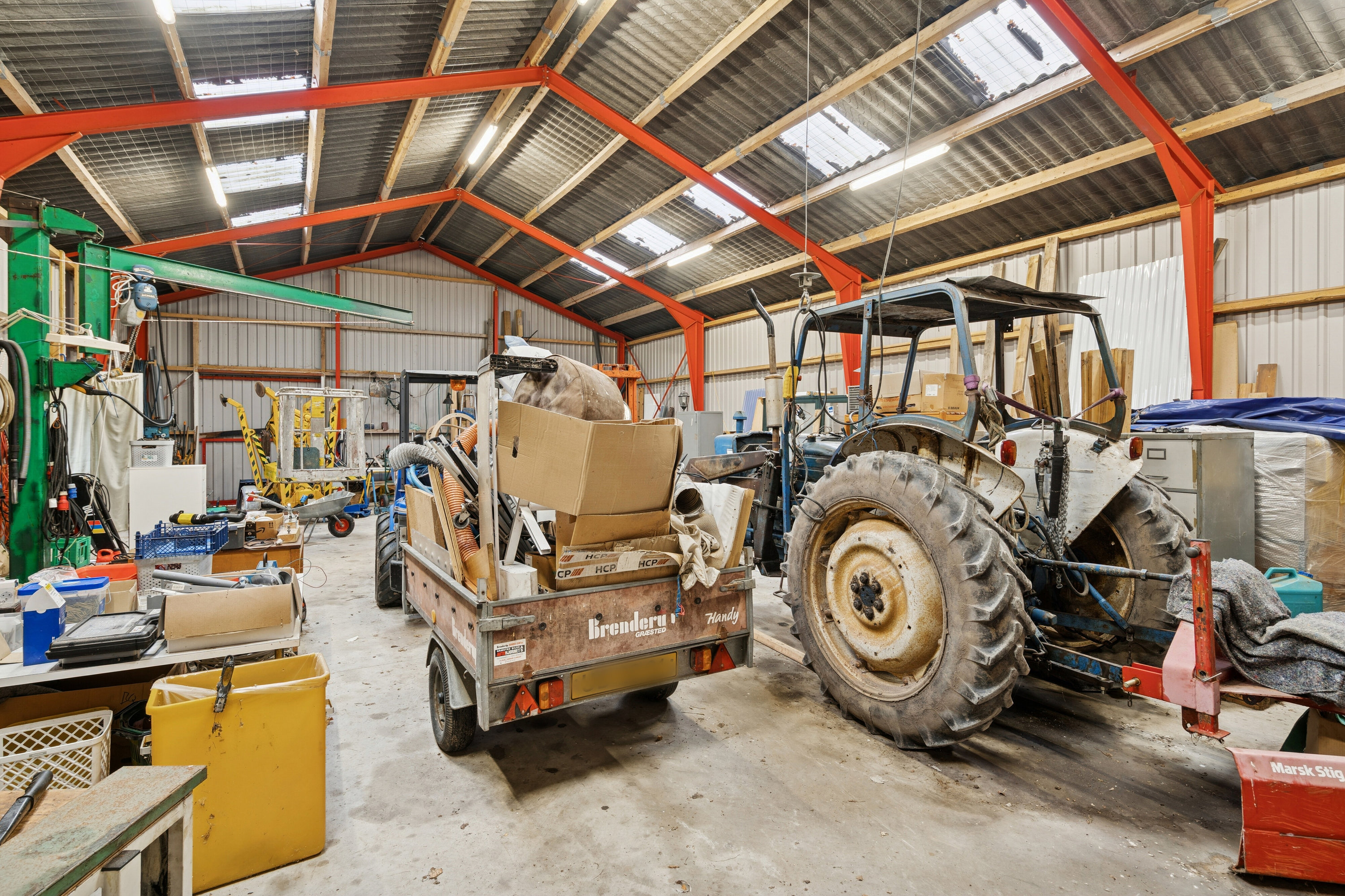 Fremhævet garage billede i fuldskærmstilstand. Billede af Torpe Mosevej 5, Torpe, 4160 Herlufmagle