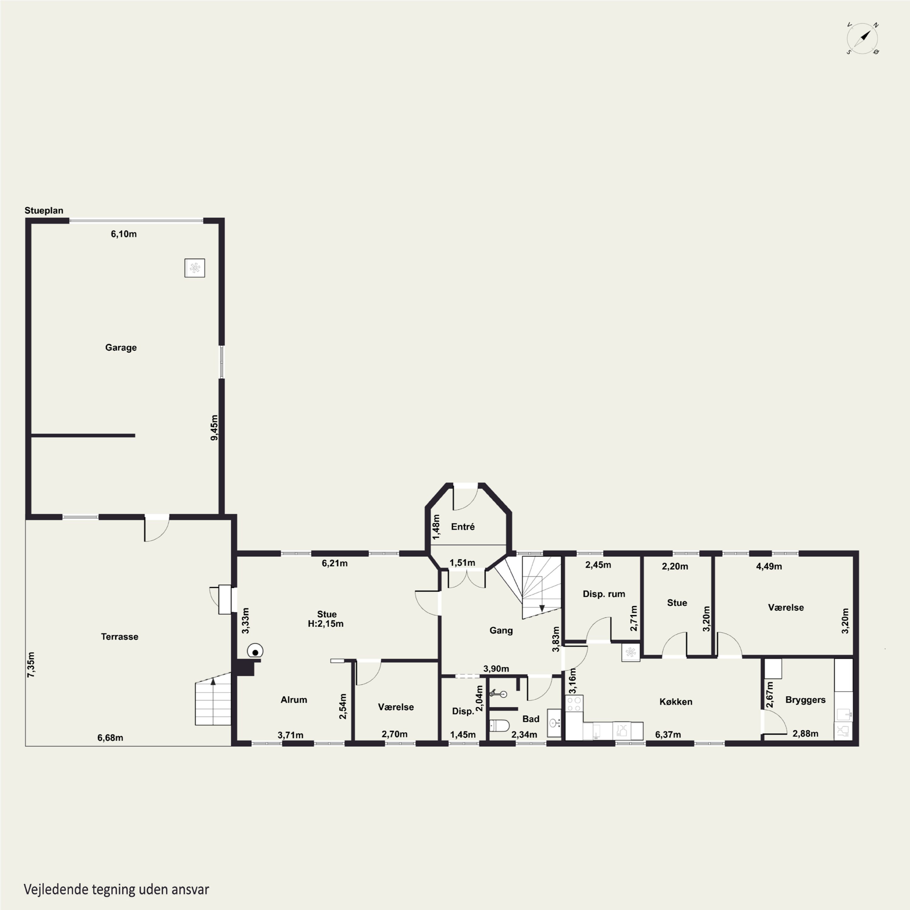 Plantegninger billede af Torpe Mosevej 5, Torpe, 4160 Herlufmagle