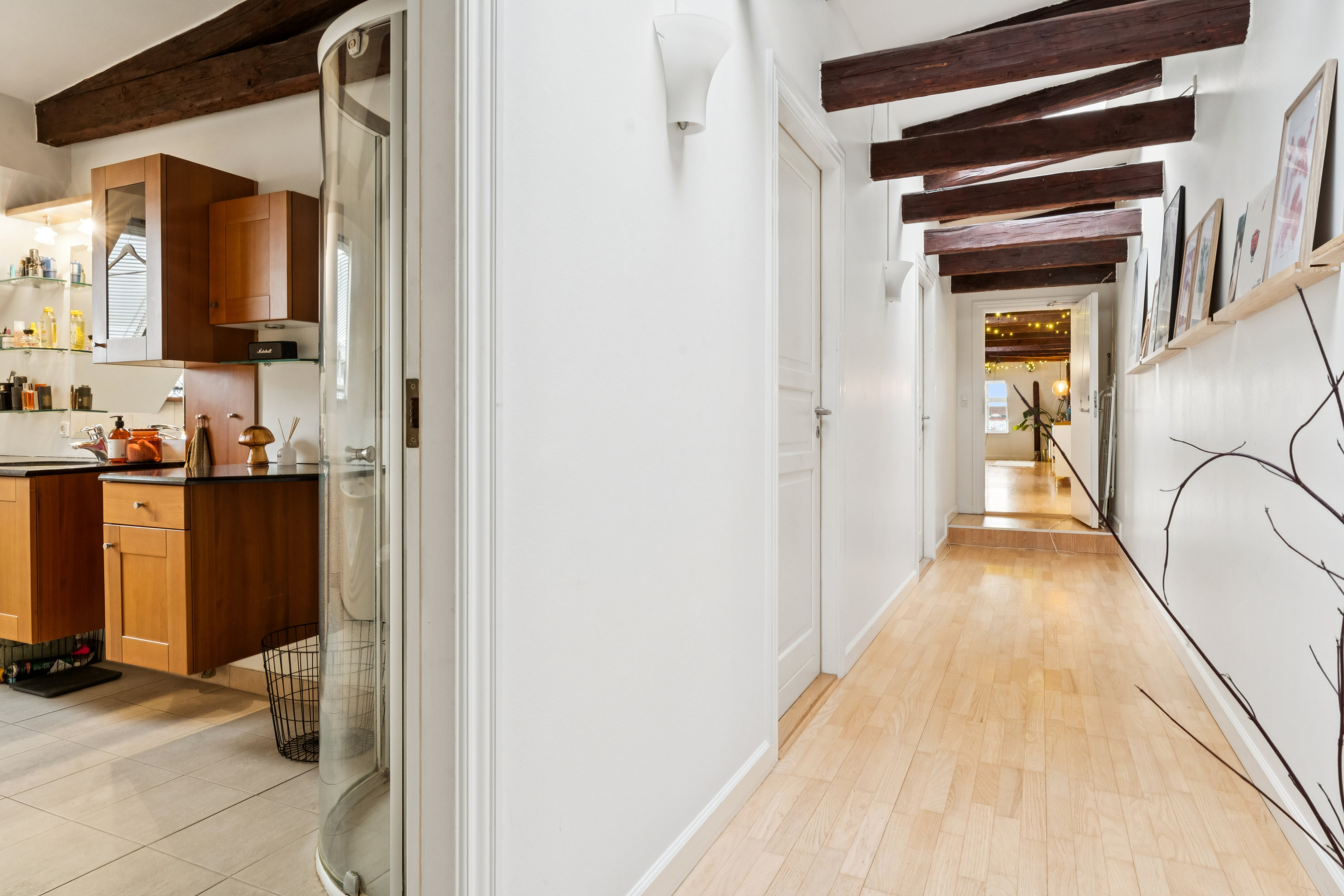 Fremhævet gang billede i fuldskærmstilstand. Billede af Algade 54, 3. th., 9000 Aalborg