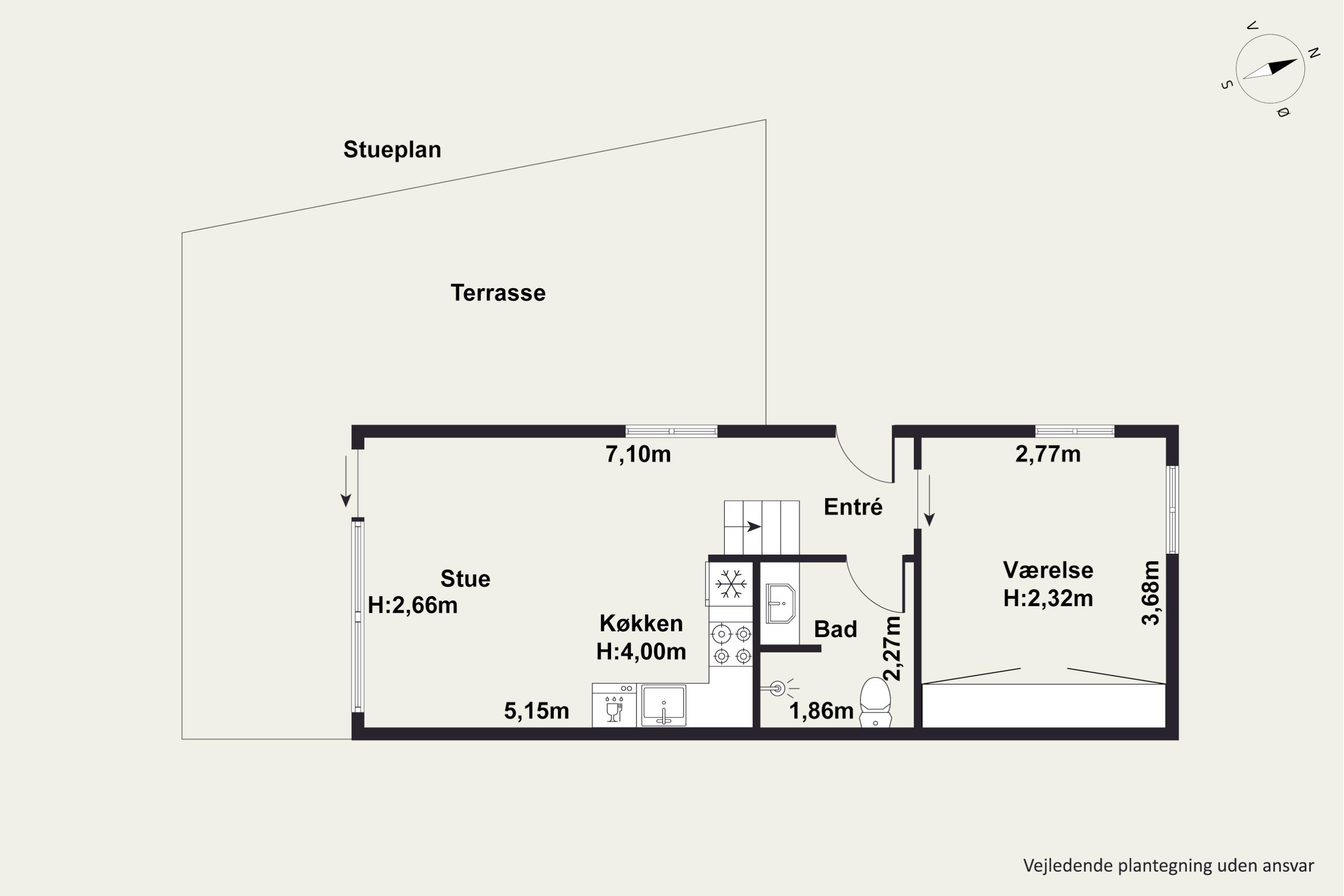 Plantegninger billede af Taastrup Hovedgade 24C, 2630 Taastrup