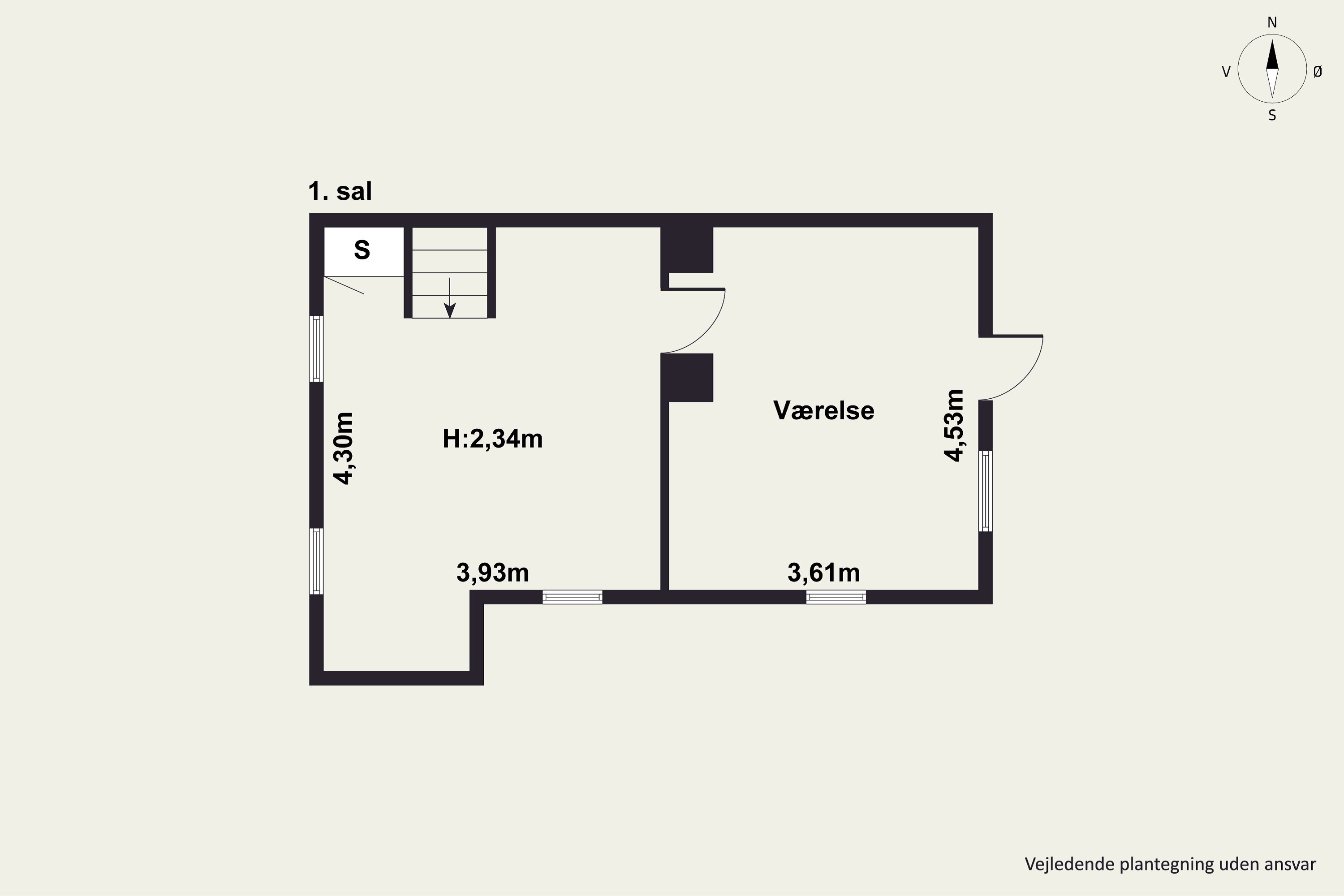 Plantegninger billede af Omorikavej 2, 9320 Hjallerup