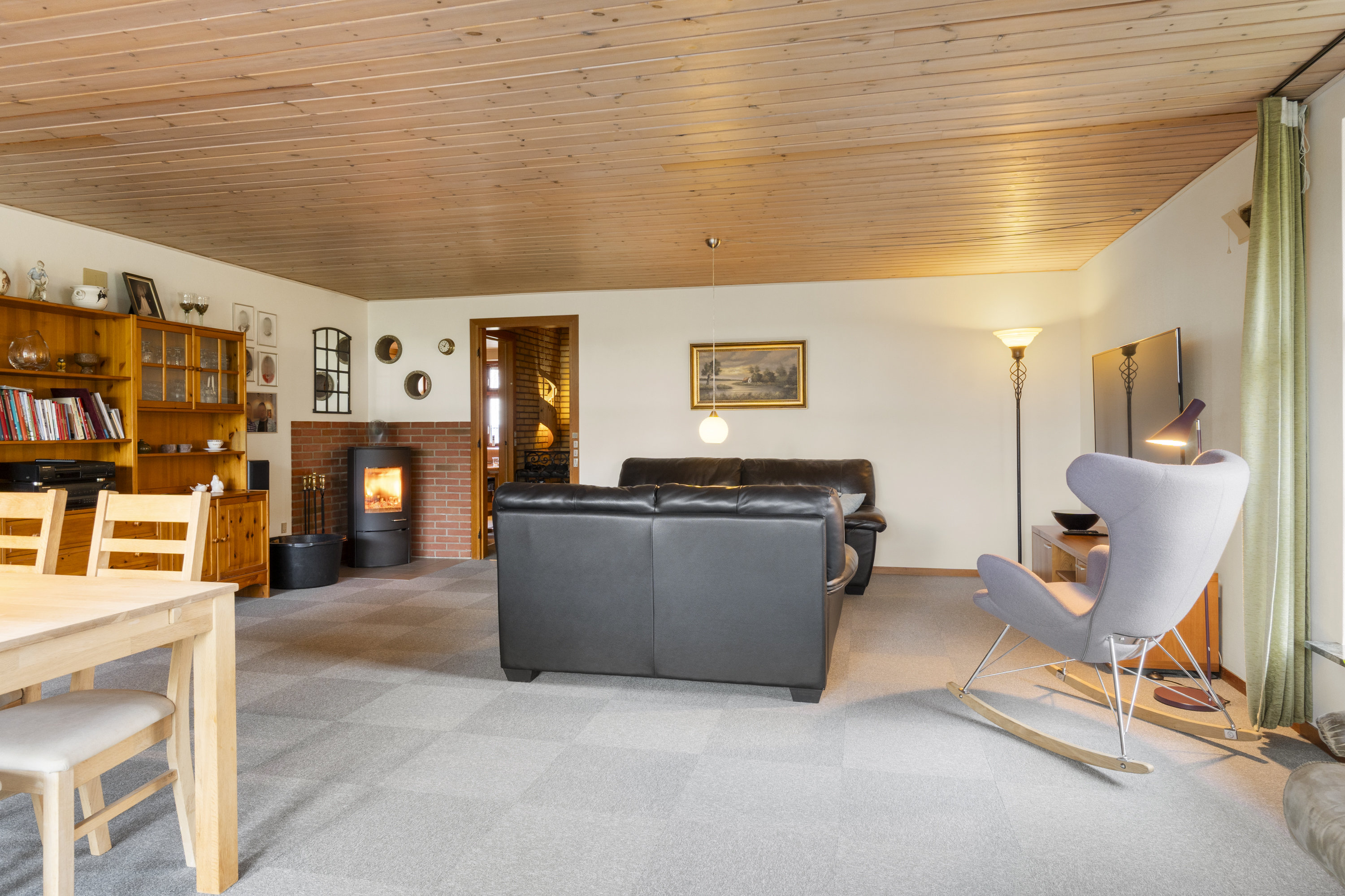 Fremhævet stue billede i fuldskærmstilstand. Billede af Baunsbjergvej 6, Barde, 6920 Videbæk