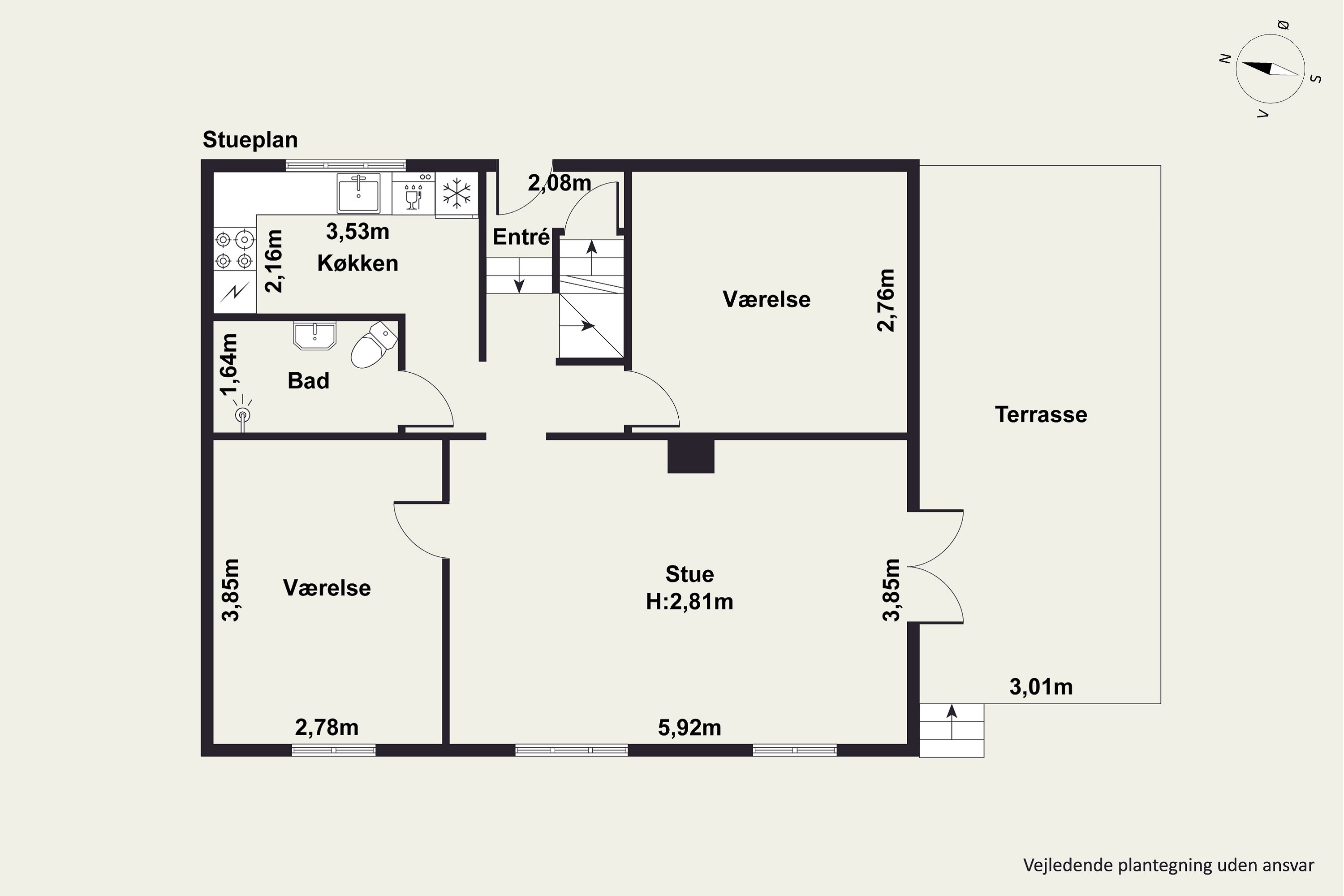Plantegninger billede af Duevej 1, 2630 Taastrup