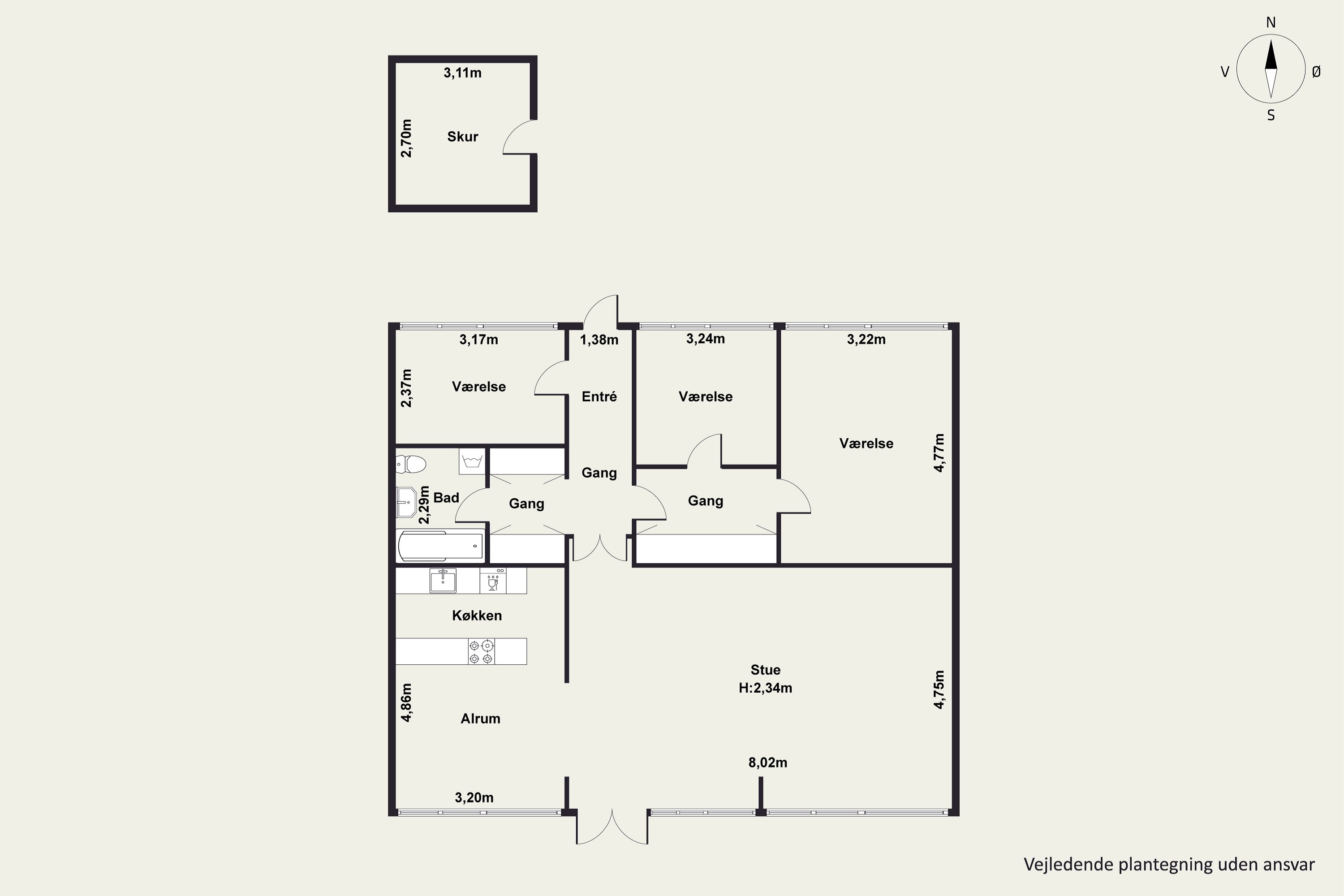 Plantegninger billede af Grønhøjgårdsvej 9, 2630 Taastrup