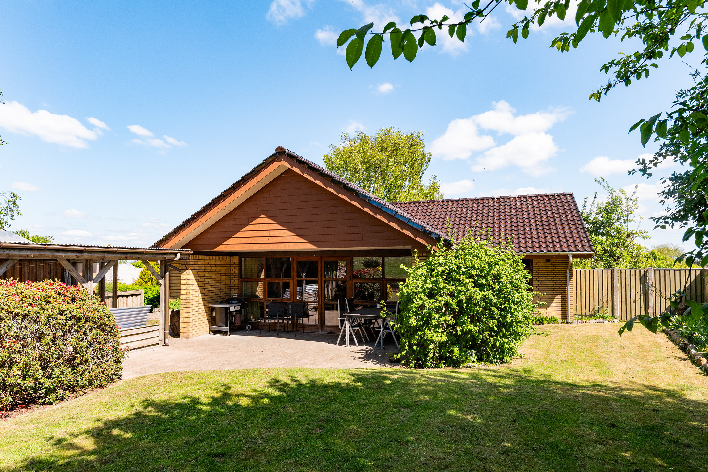 Villa: Facade på Baunsbjergvej 6, Barde, 6920 Videbæk