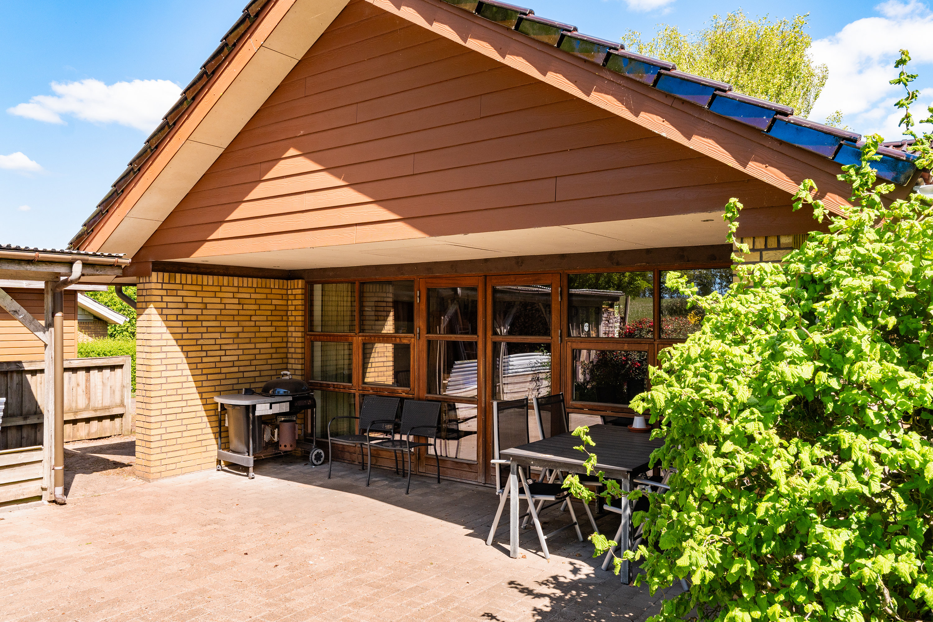 Fremhævet terrasse billede i fuldskærmstilstand. Billede af Baunsbjergvej 6, Barde, 6920 Videbæk