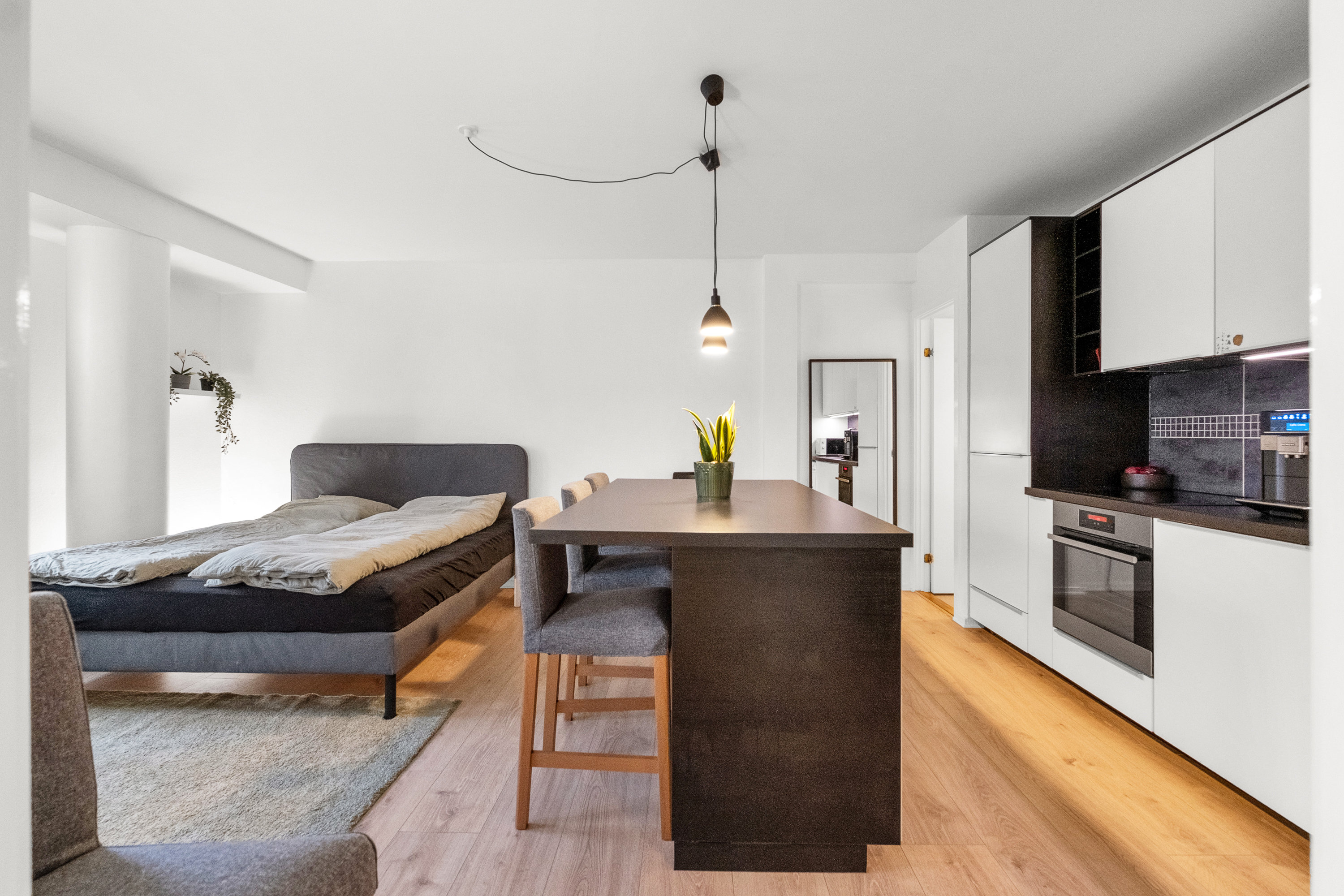 Fremhævet køkken alrum billede i fuldskærmstilstand. Billede af Langenæs Allé 45, st.. tv., 8000 Aarhus C