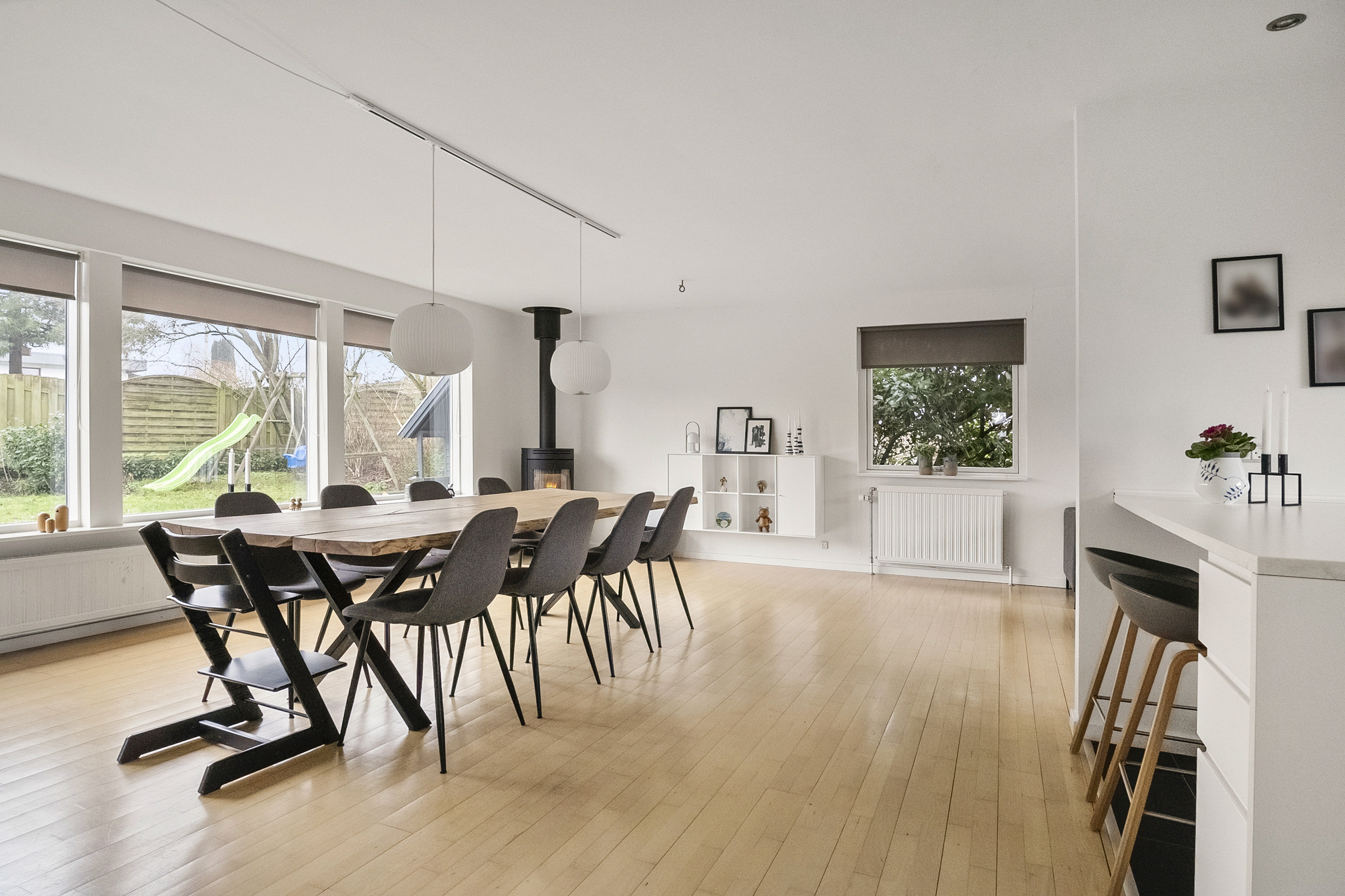 Fremhævet spisestue billede i fuldskærmstilstand. Billede af Bechsmindevej 12, 8700 Horsens