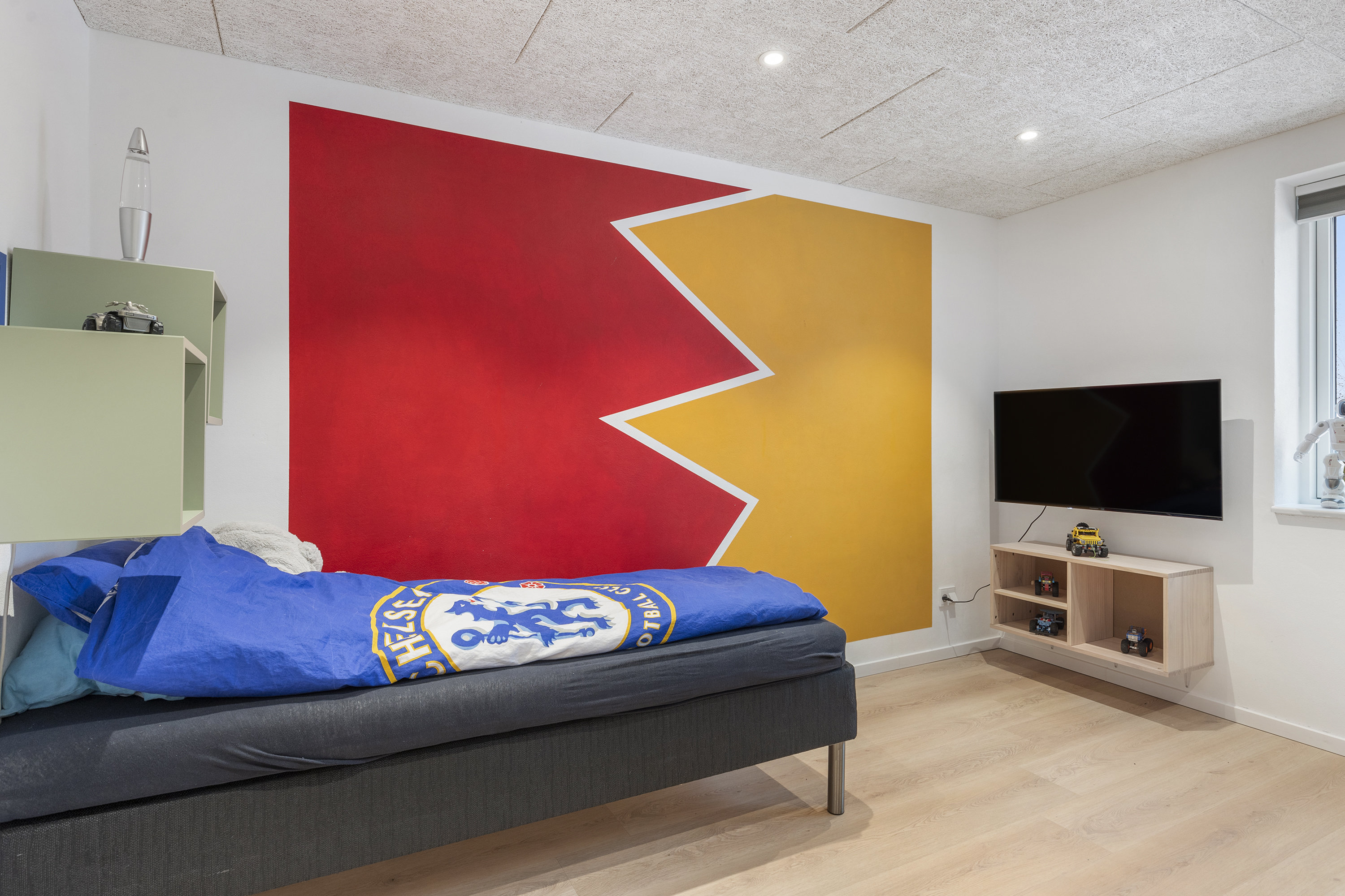 Fremhævet værelse billede i fuldskærmstilstand. Billede af Rugmarken 100, 9690 Fjerritslev