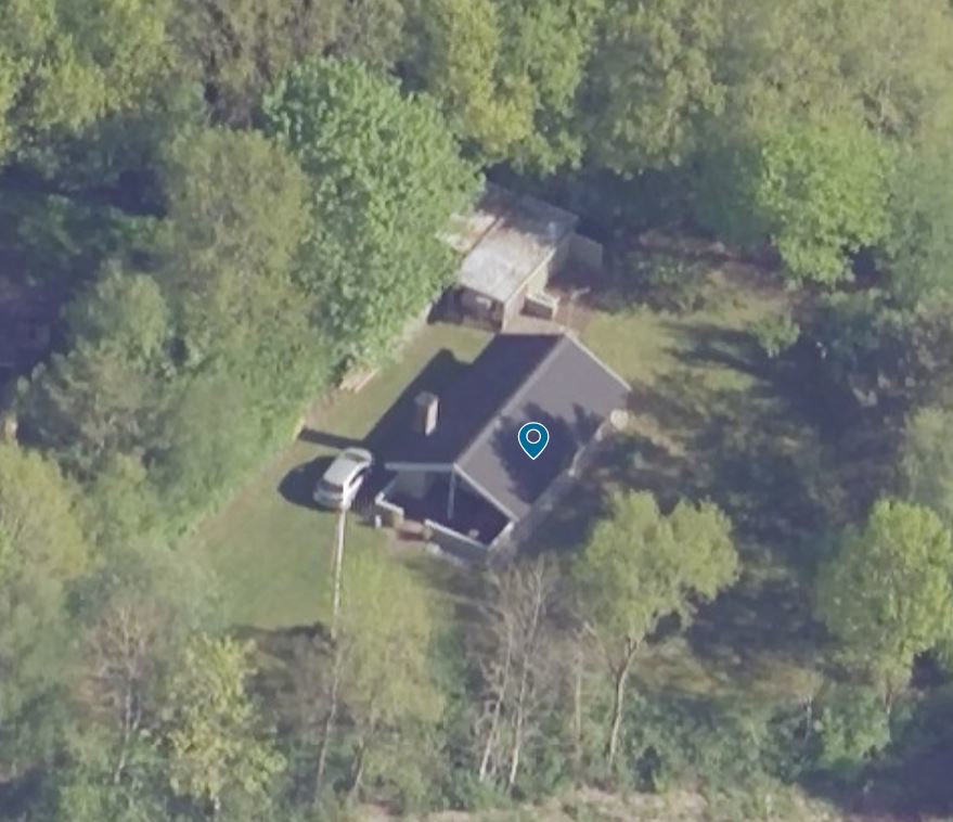 Fremhævet street view billede i fuldskærmstilstand. Billede af Blåbærvangen 10, Jegum, 6840 Oksbøl