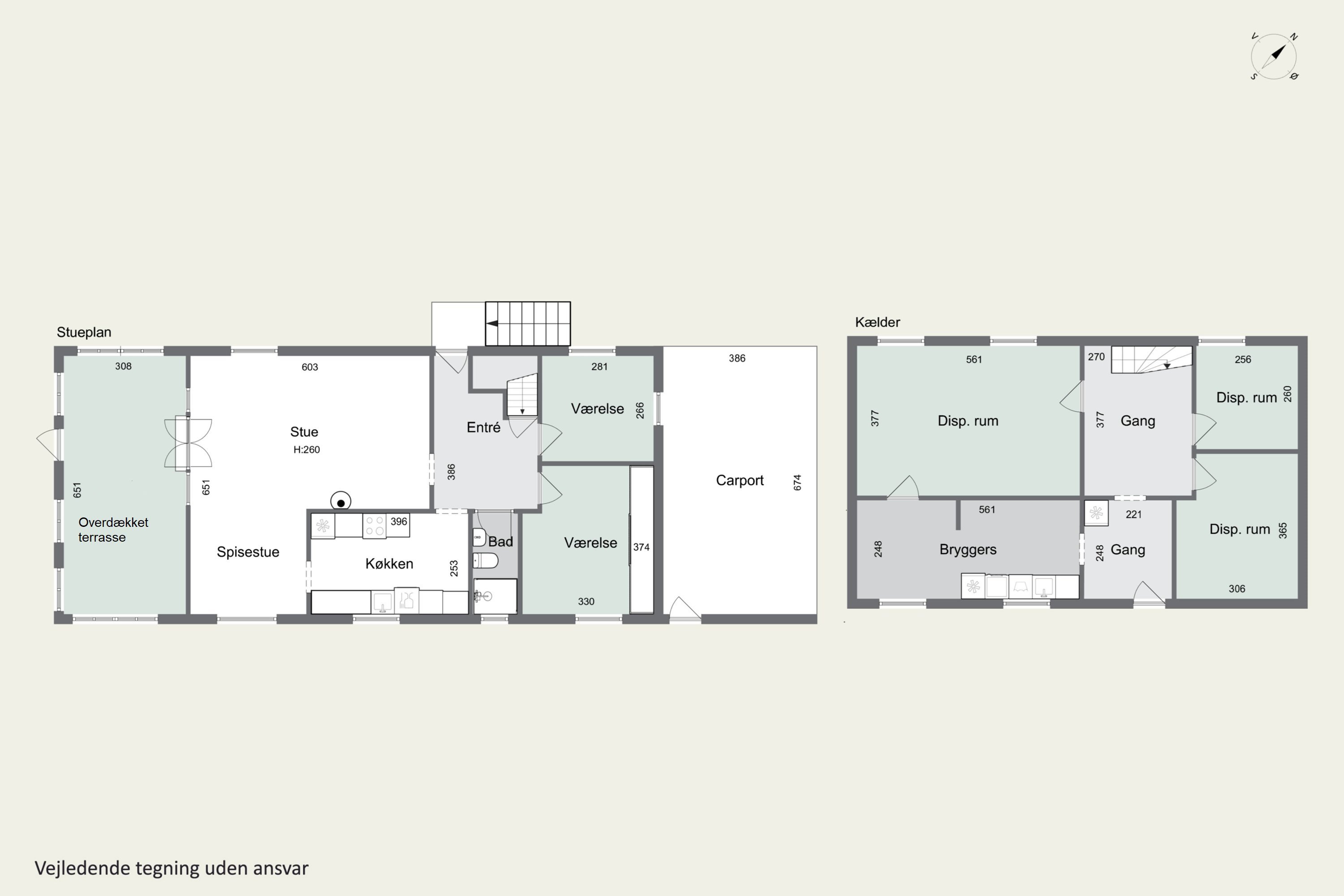 Plantegninger billede af Kostenborgvej 23, 2650 Hvidovre