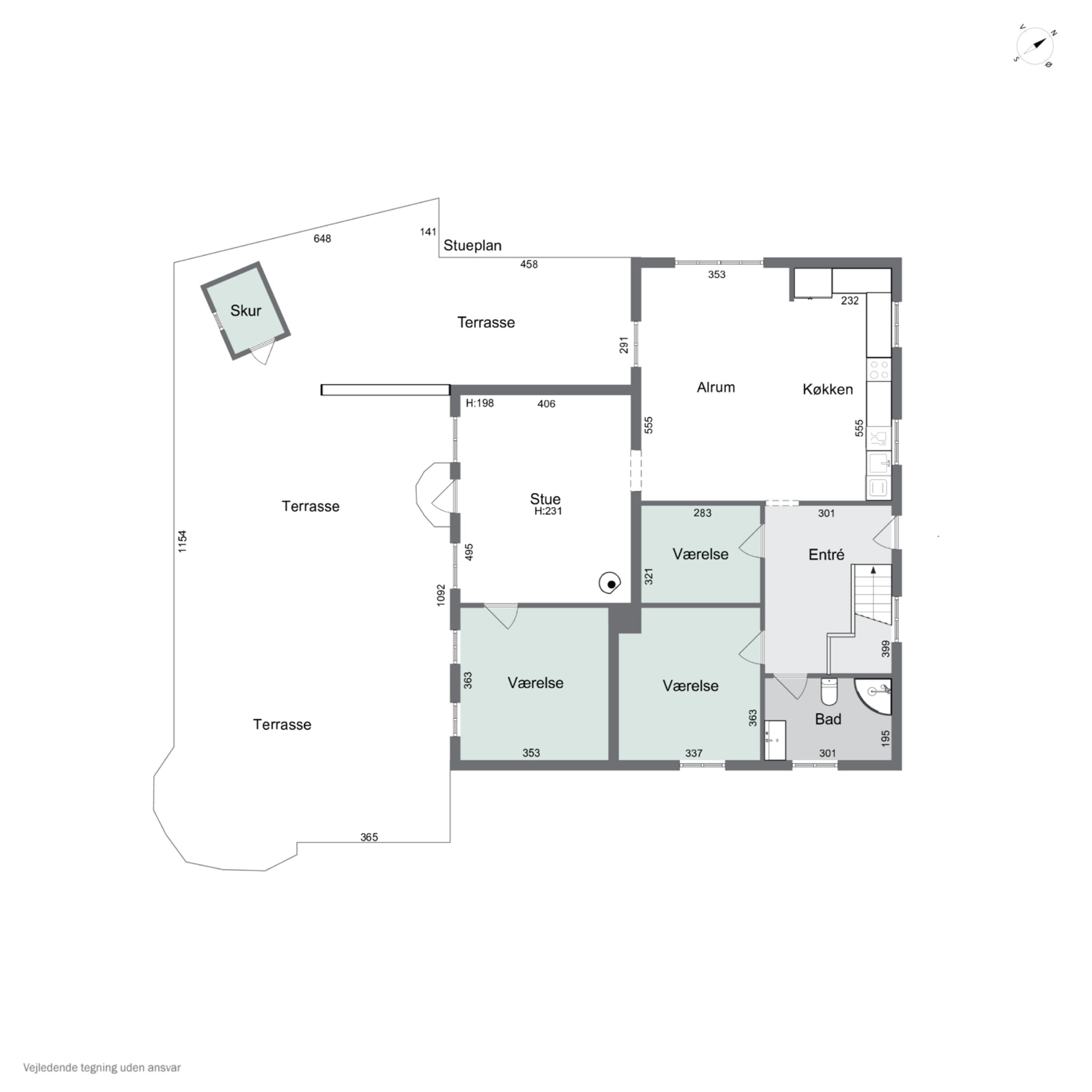 Plantegninger billede af Årbygade 5, Rørby, 4400 Kalundborg