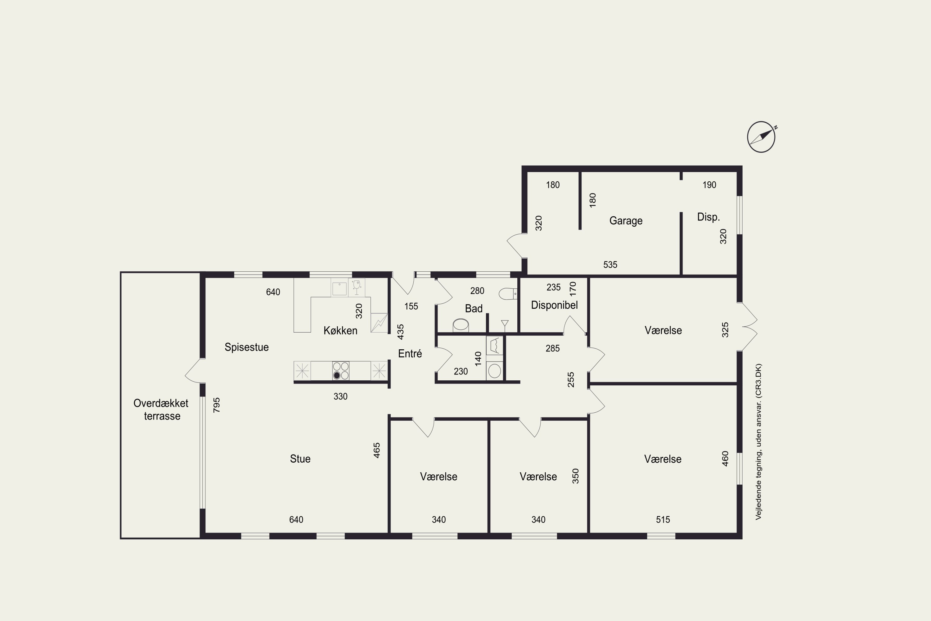 Plantegninger billede af Egernvej 11, Udby, 4300 Holbæk