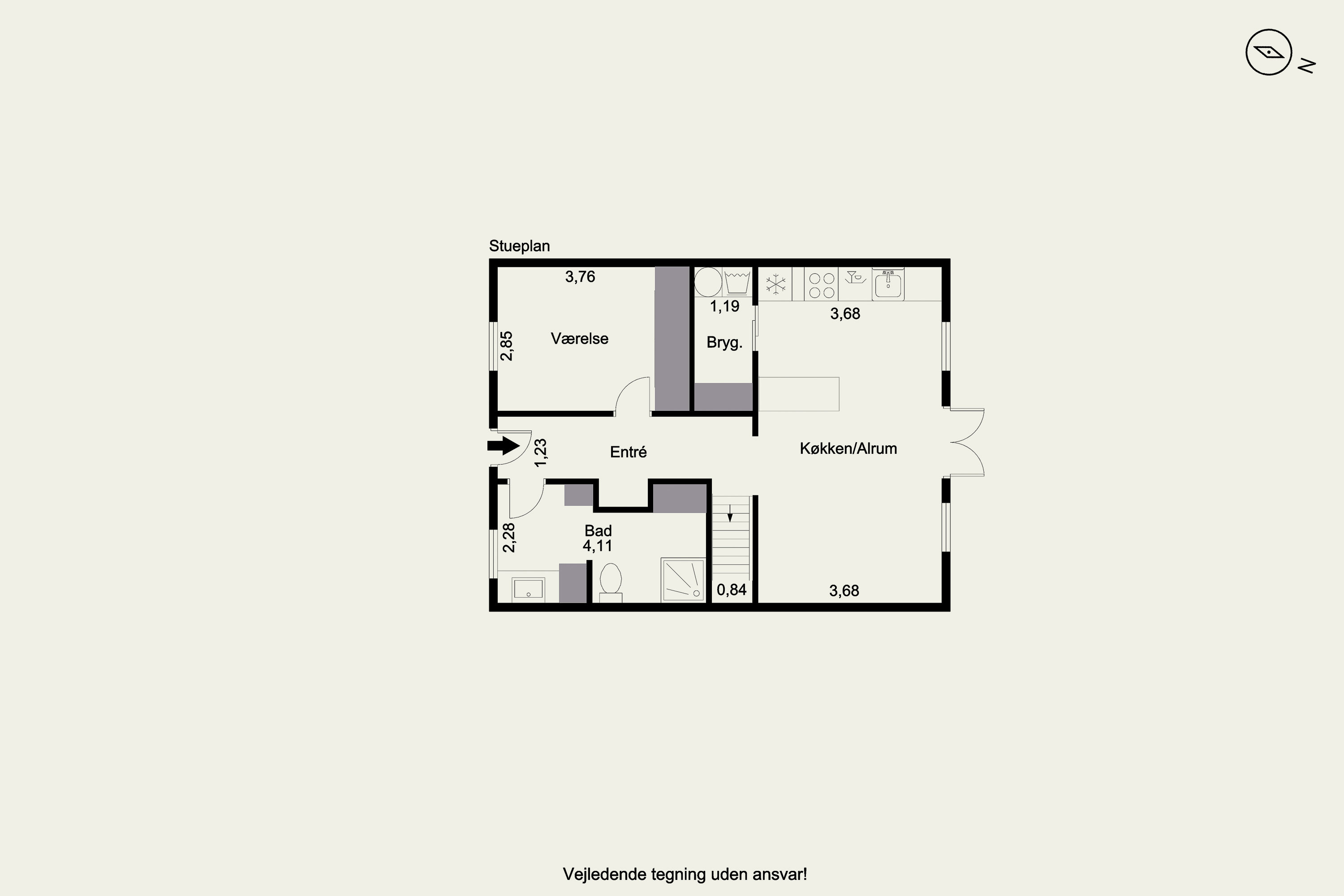 Plantegninger billede af Trelde Næsvej 227M, Trelde Sande, 7000 Fredericia