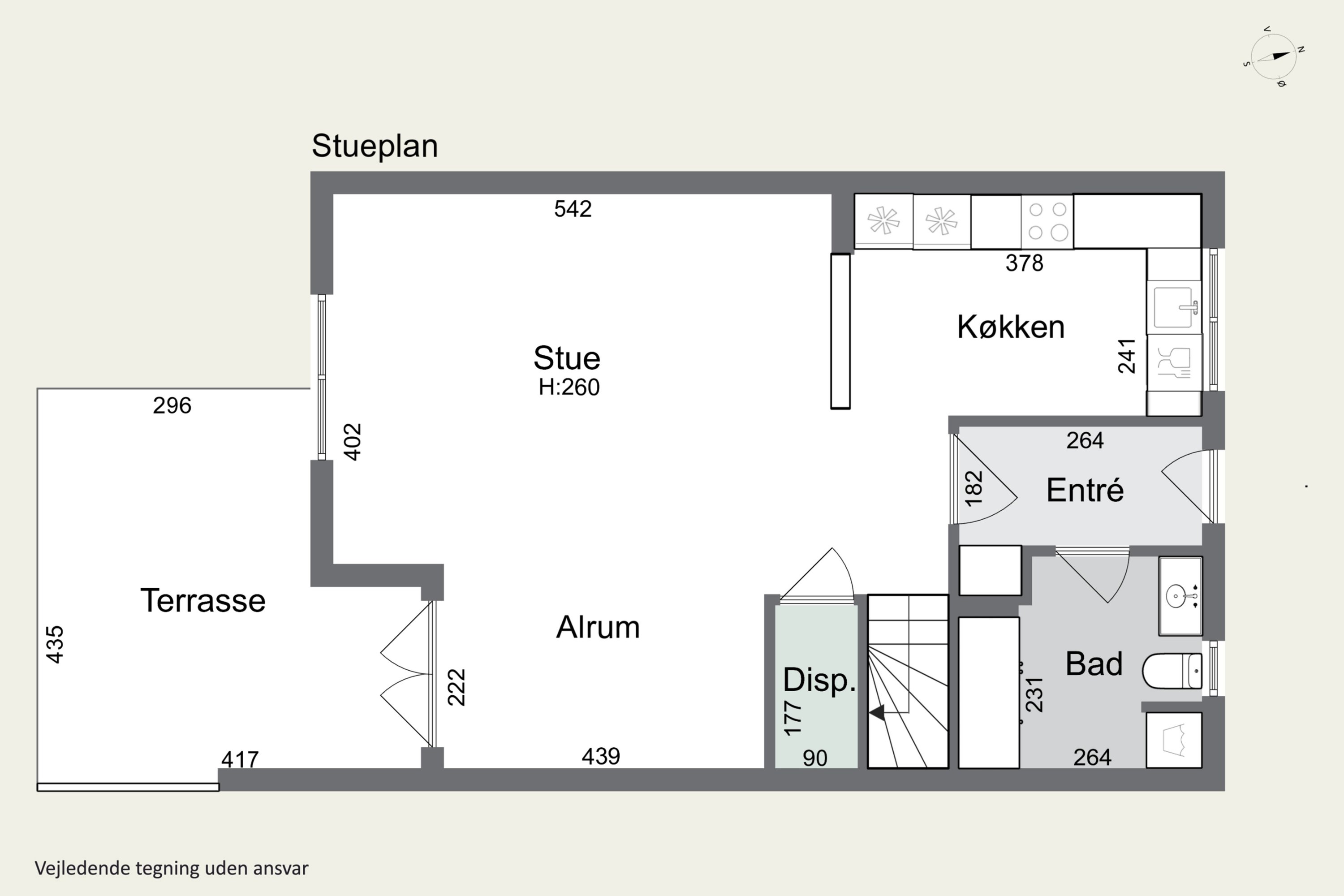 Plantegninger billede af Robinievej 91, 2620 Albertslund