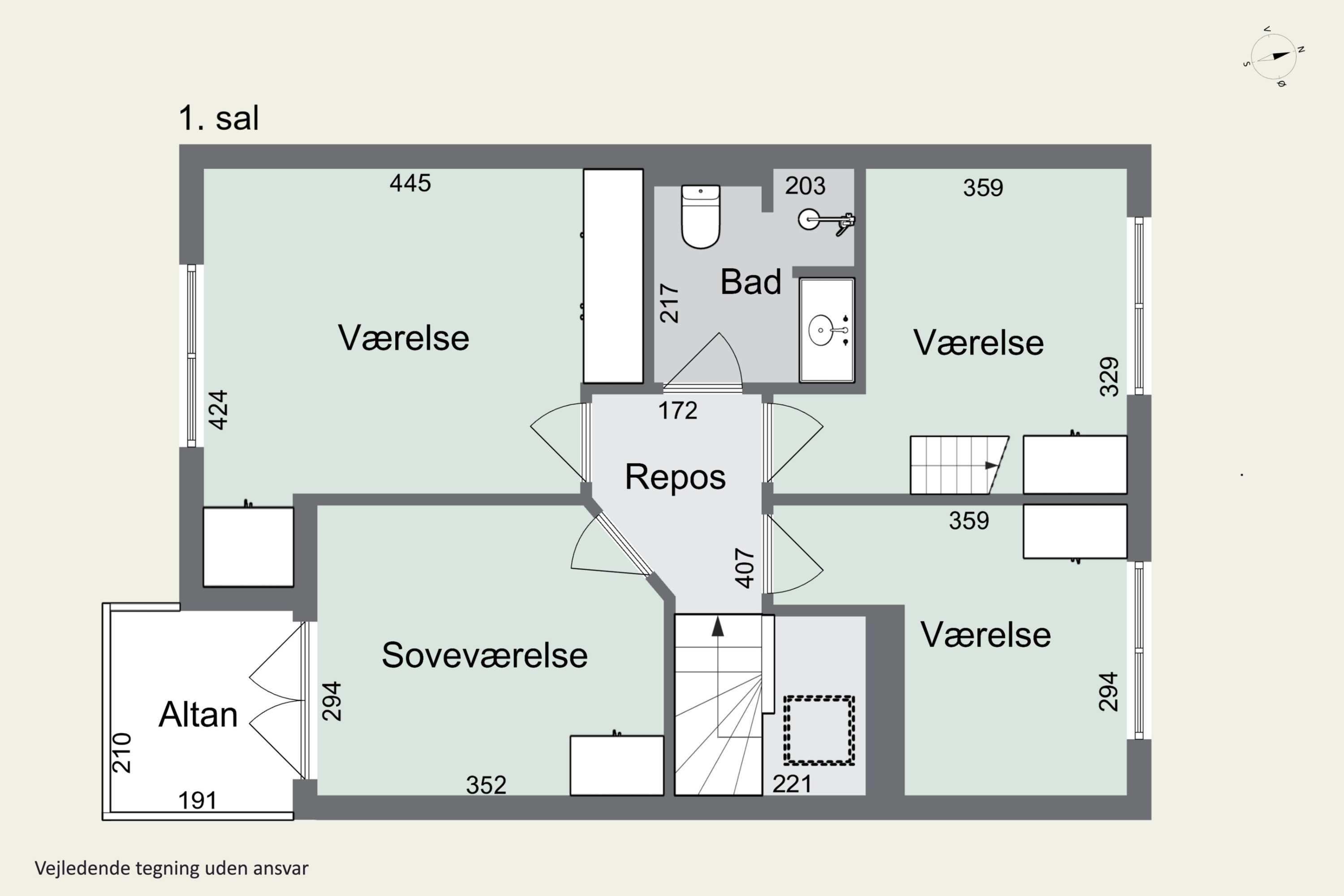 Plantegninger billede af Robinievej 91, 2620 Albertslund
