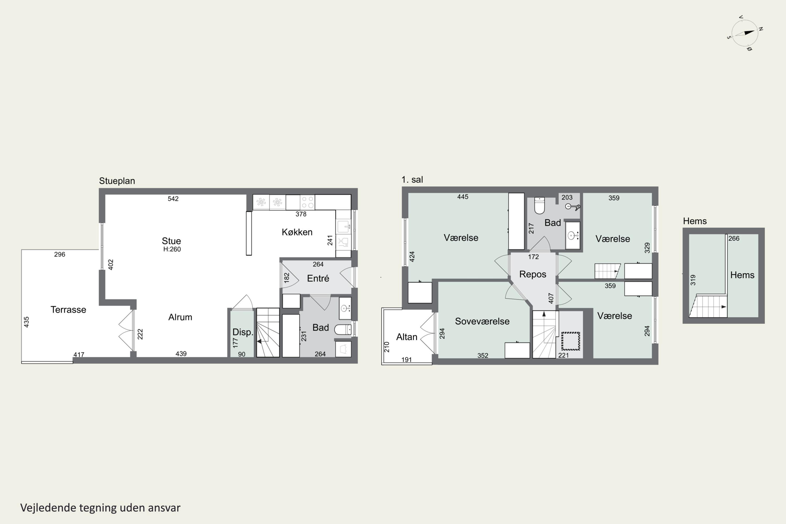 Plantegninger billede af Robinievej 91, 2620 Albertslund