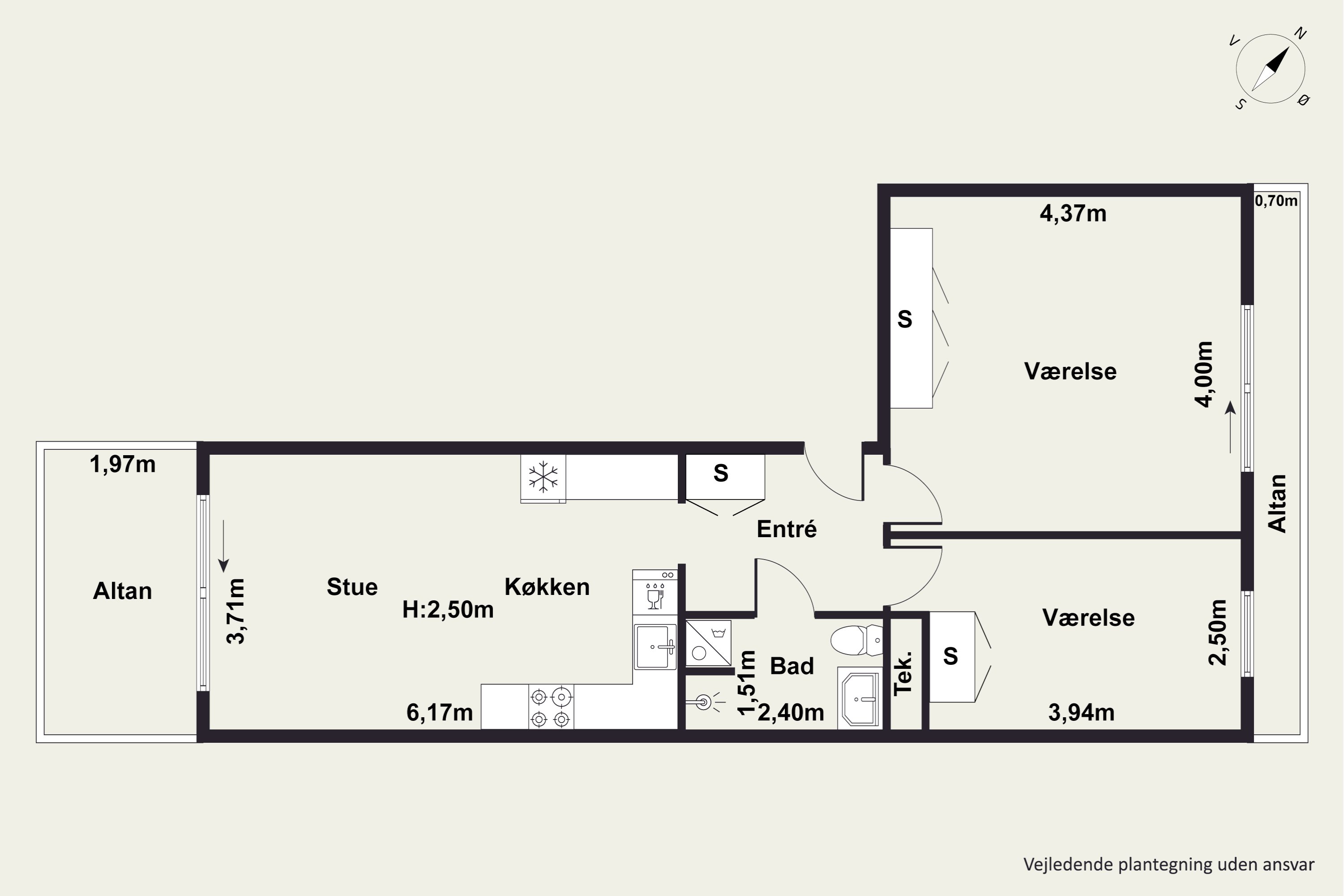 Plantegninger billede af Skejbygårdsvej 8, 1. 812., 8240 Risskov