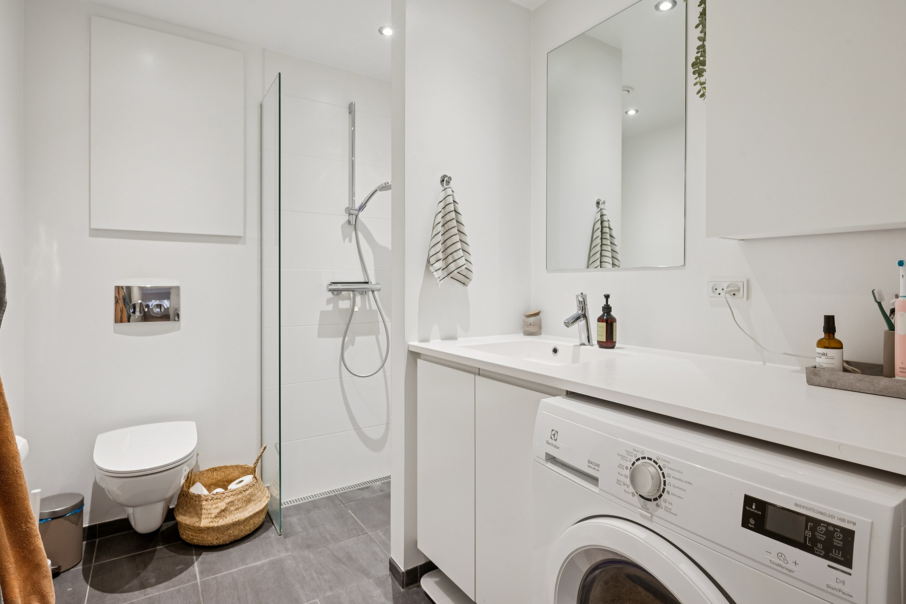 Fremhævet badeværelse billede i fuldskærmstilstand. Billede af Valdemarsgade 11, 1. 2., 8000 Aarhus C