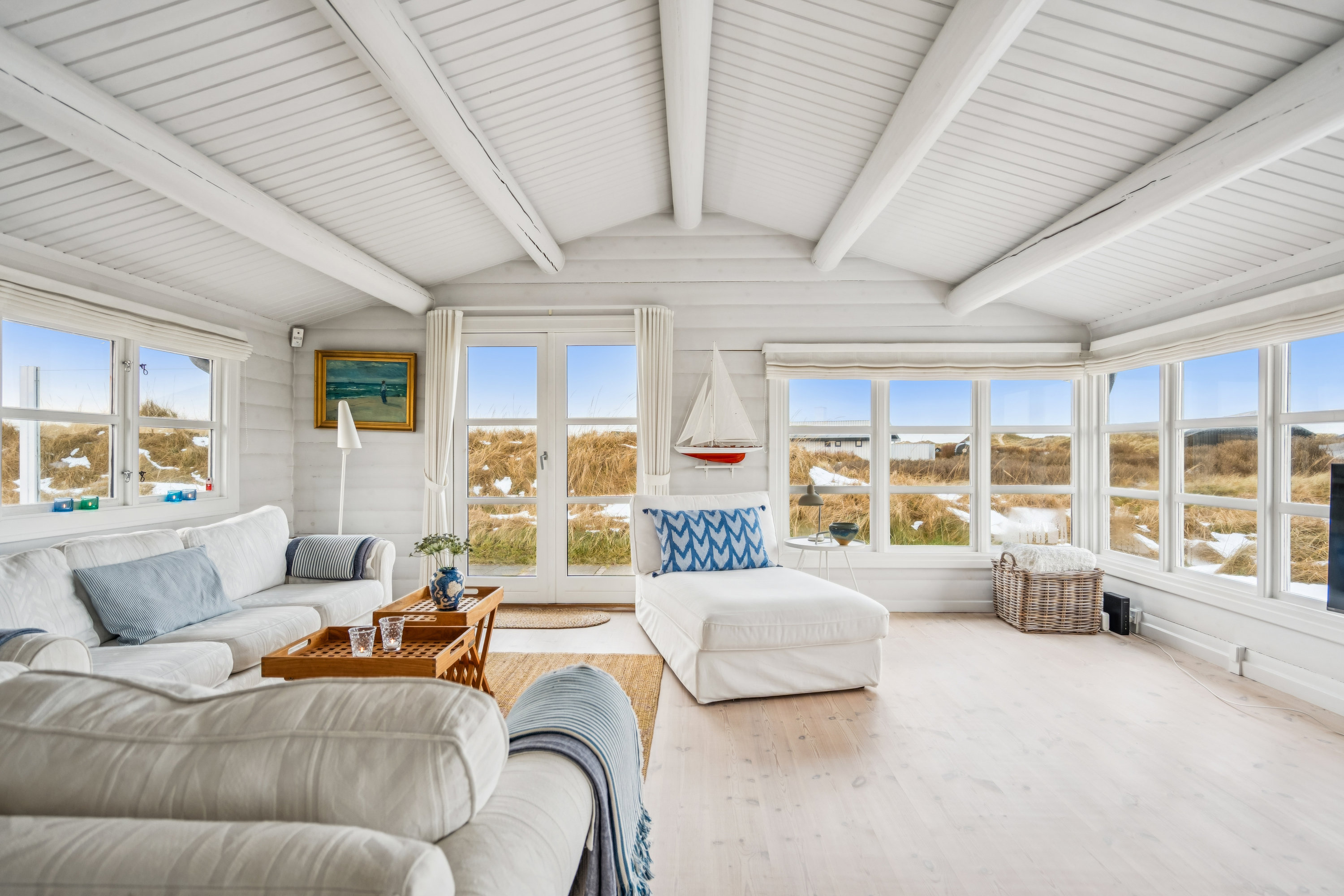 Fremhævet stue billede i fuldskærmstilstand. Billede af Hamiltonvej 23A, Gl. Skagen, 9990 Skagen