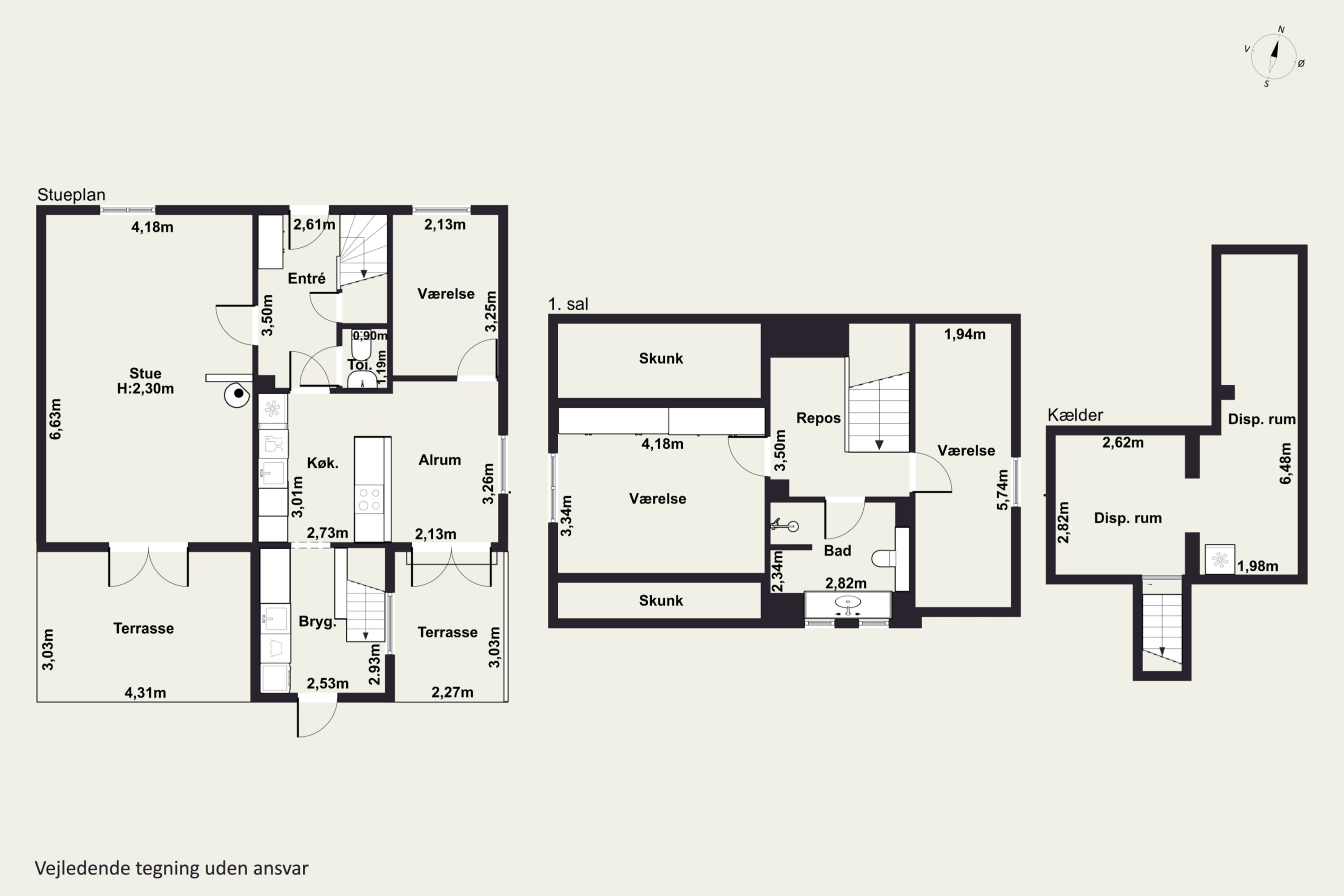 Plantegninger billede af Ceylonvej 32, 2300 København S