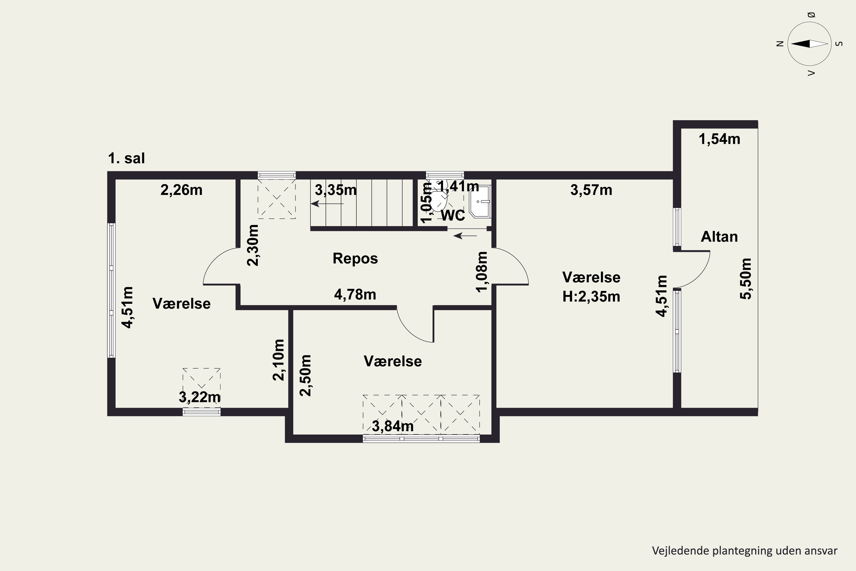 Plantegninger billede af Solovej 17, Ahl, 8400 Ebeltoft