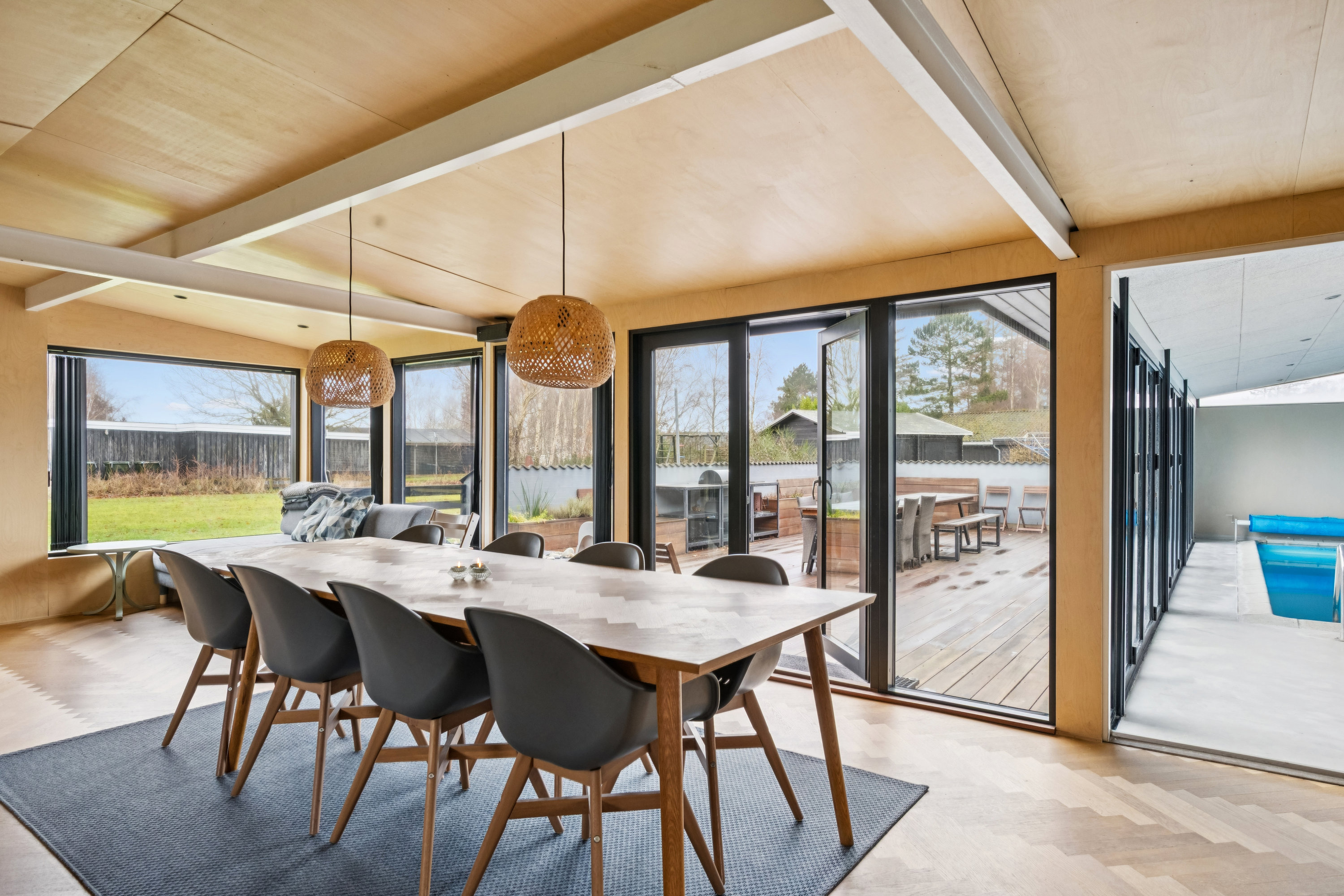 Fremhævet stue billede i fuldskærmstilstand. Billede af Skødshovedgård 39, Skødshoved Strand, 8420 Knebel