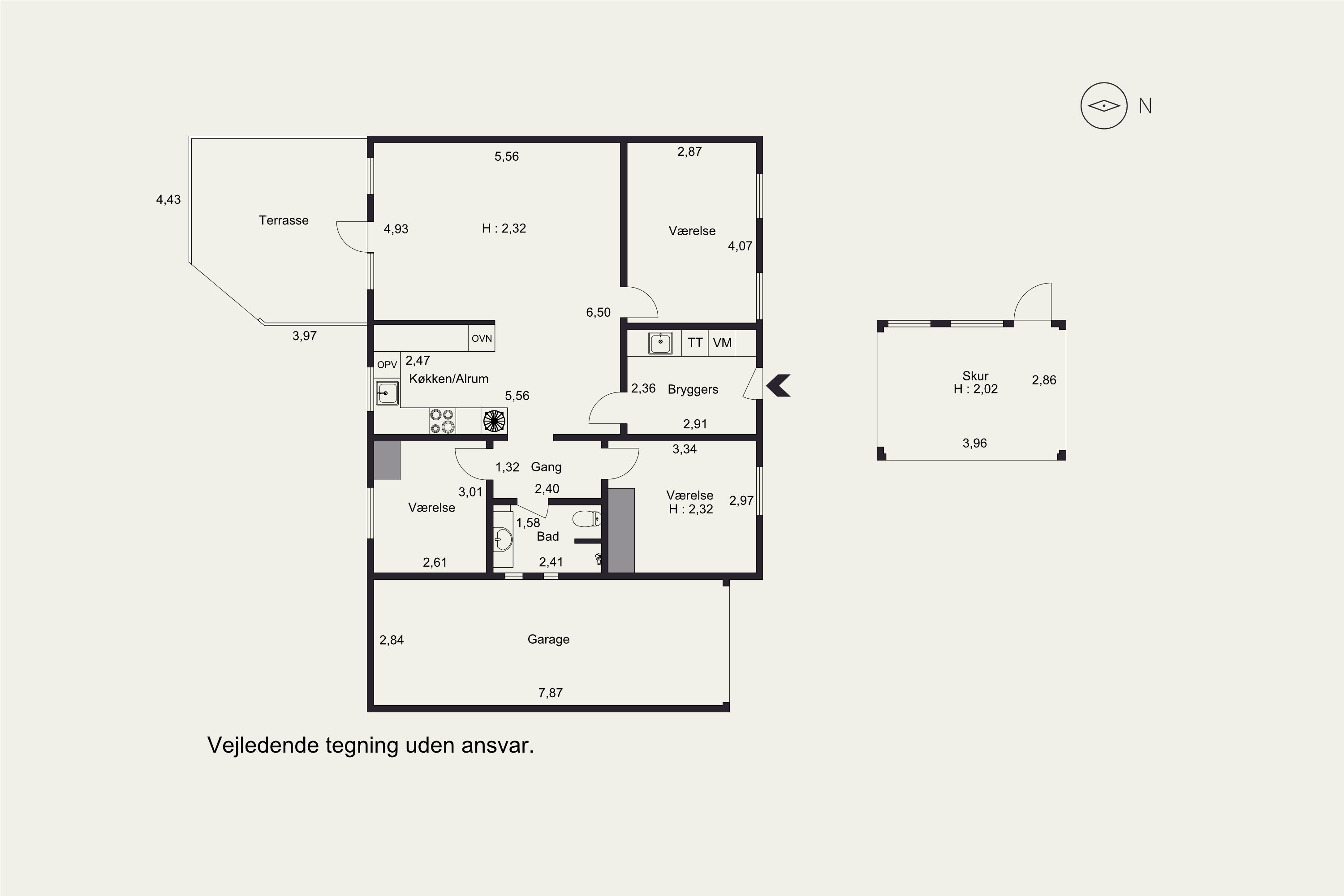 Plantegninger billede af Pilegårdsvej 96, Kolt, 8361 Hasselager