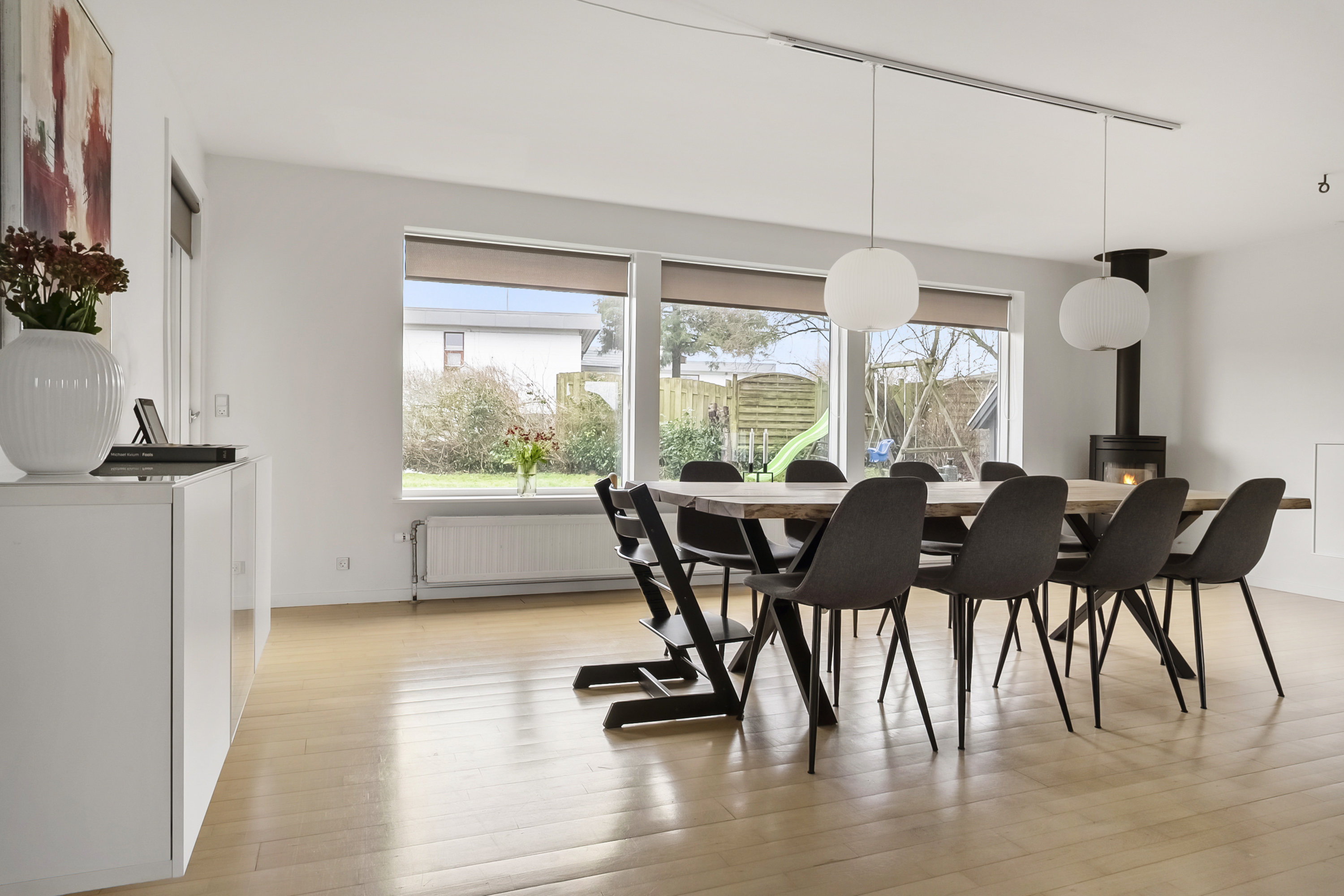 Fremhævet spisestue billede i fuldskærmstilstand. Billede af Bechsmindevej 12, 8700 Horsens