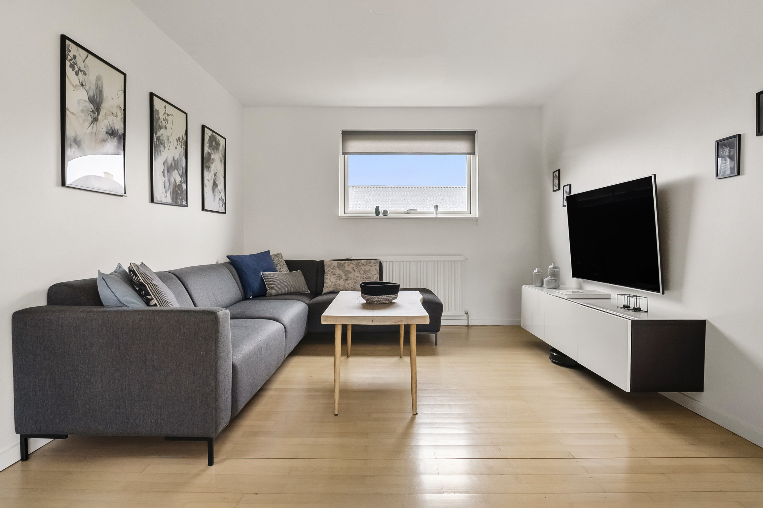 Fremhævet stue billede i fuldskærmstilstand. Billede af Bechsmindevej 12, 8700 Horsens