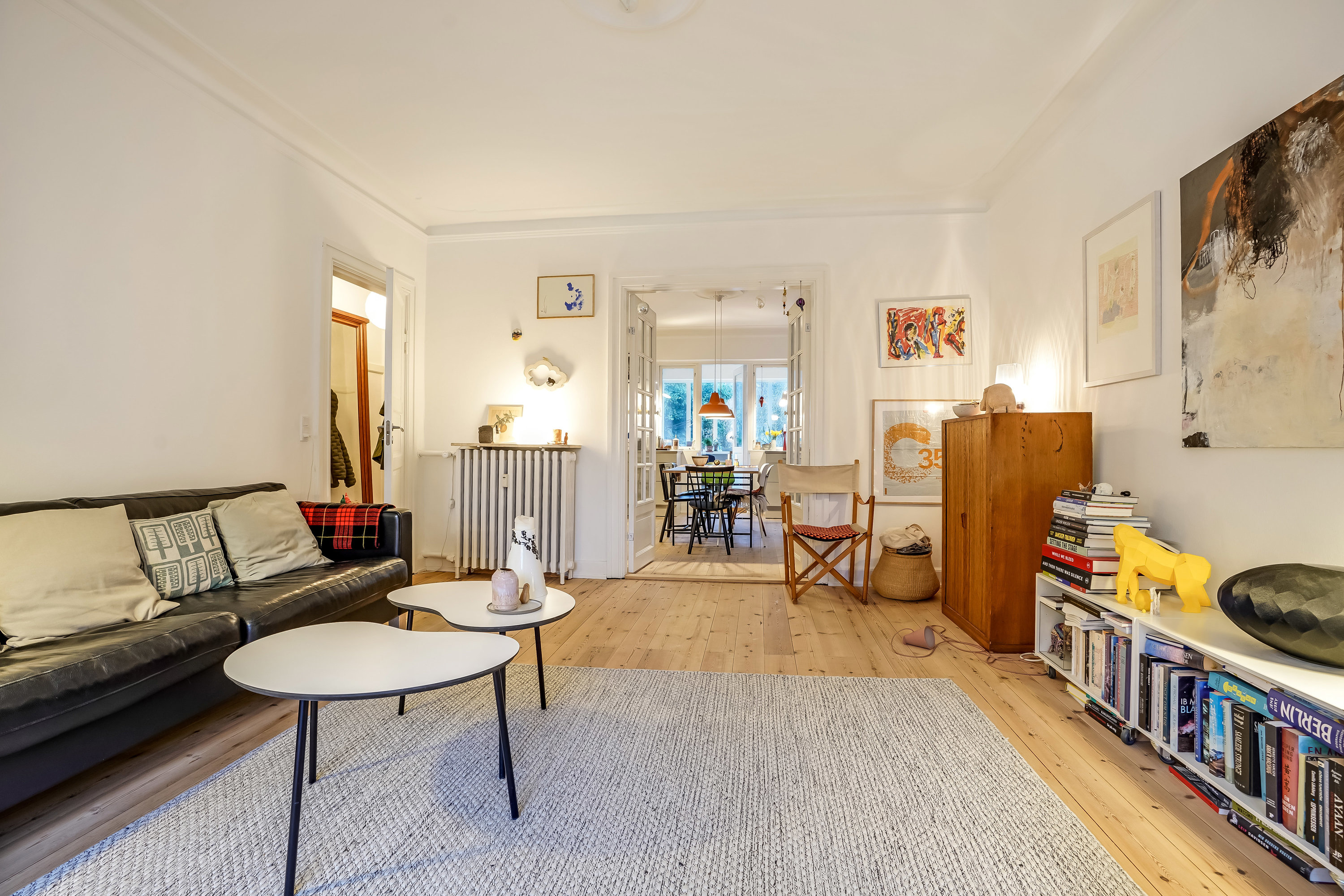 Fremhævet stue billede i fuldskærmstilstand. Billede af J.C. La Cours Vej 6, st.., 5000 Odense C