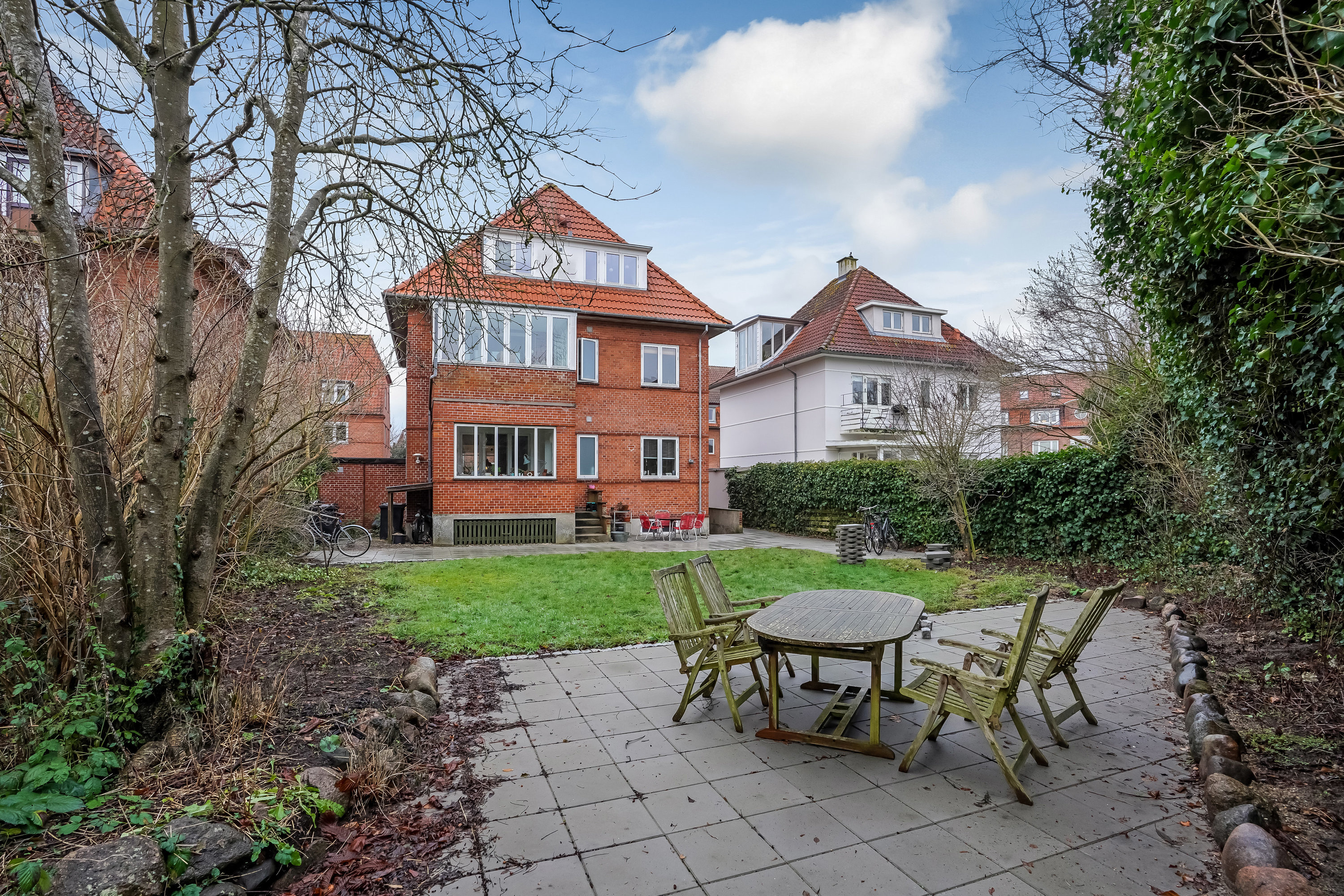 Fremhævet terrasse billede i fuldskærmstilstand. Billede af J.C. La Cours Vej 6, st.., 5000 Odense C