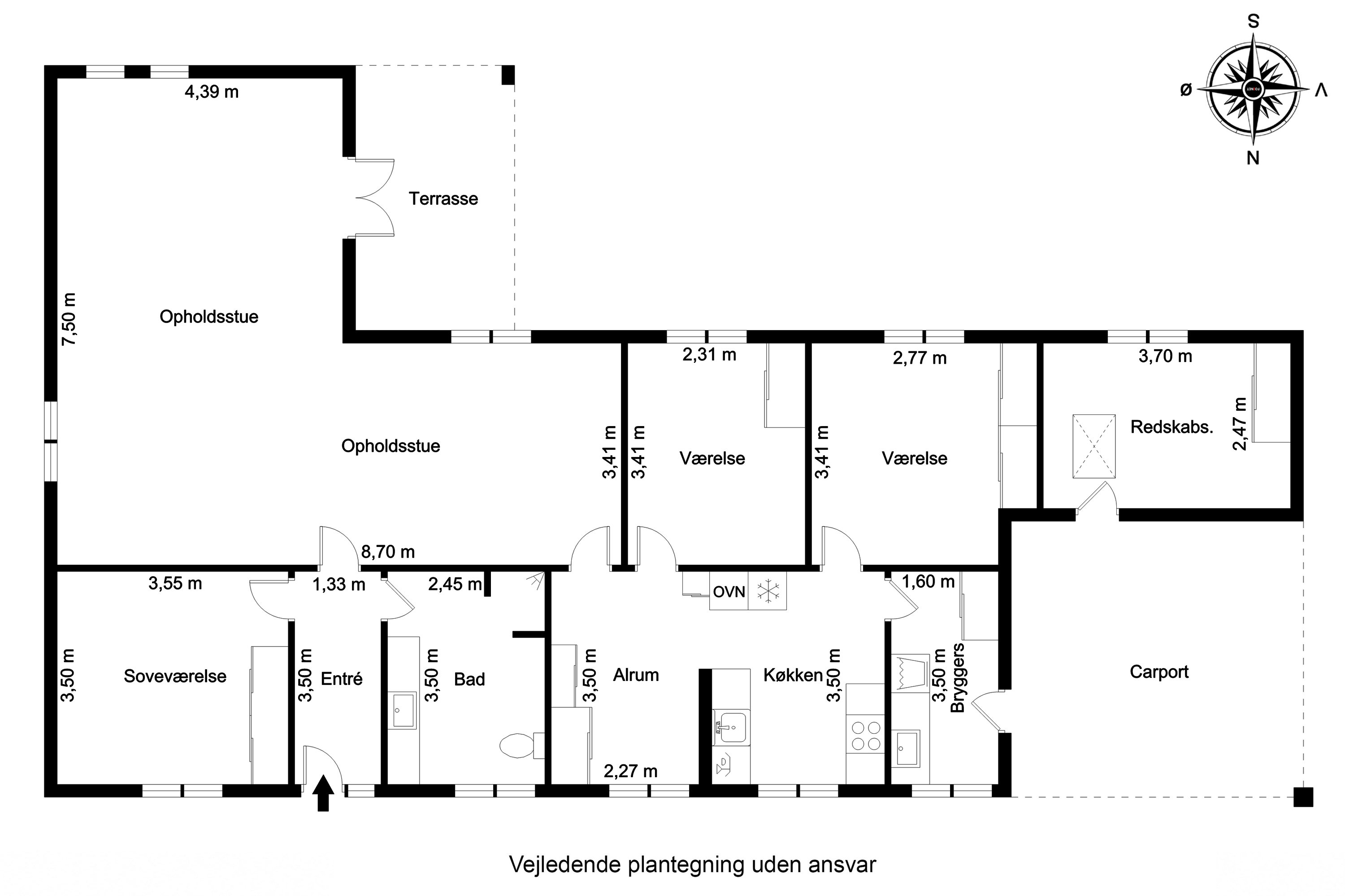 Plantegninger billede af Væbnerhatten 76, Tornbjerg, 5220 Odense SØ
